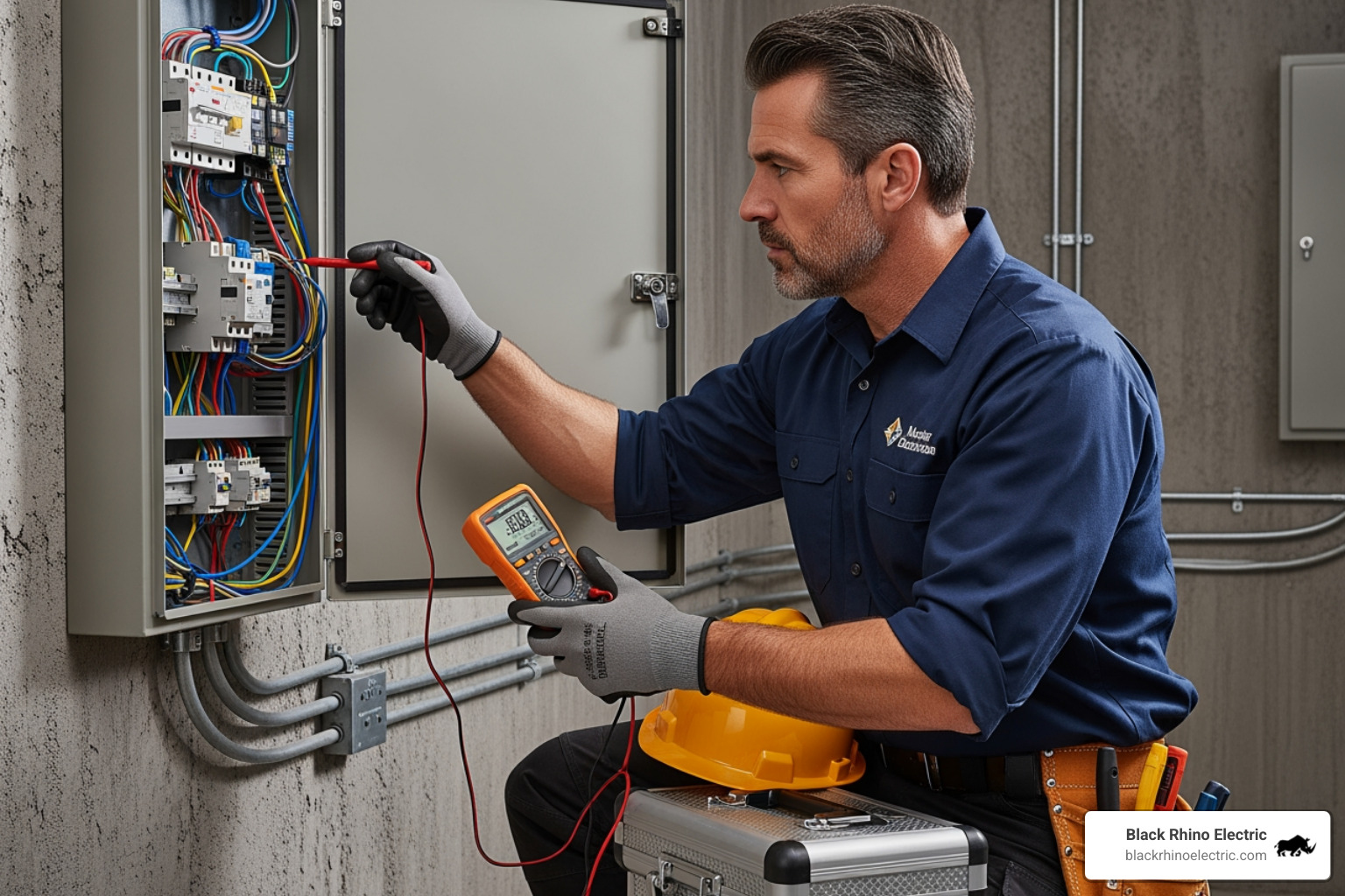 apprentice electrician learning from a journeyman on a residential wiring project - master electrician