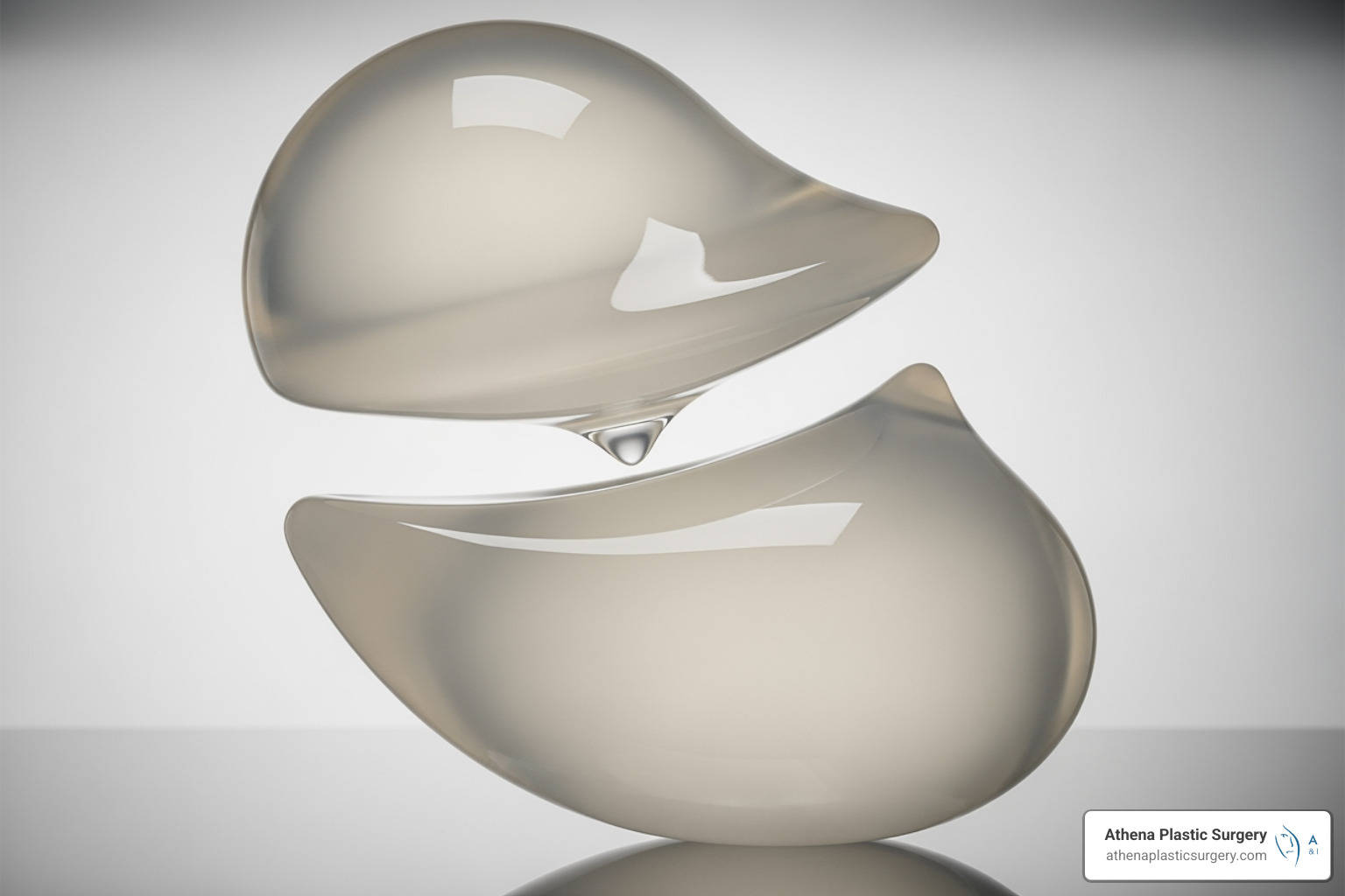 dynamic movement of an Ergonomix® implant changing from round to teardrop shape - motiva implants for natural look