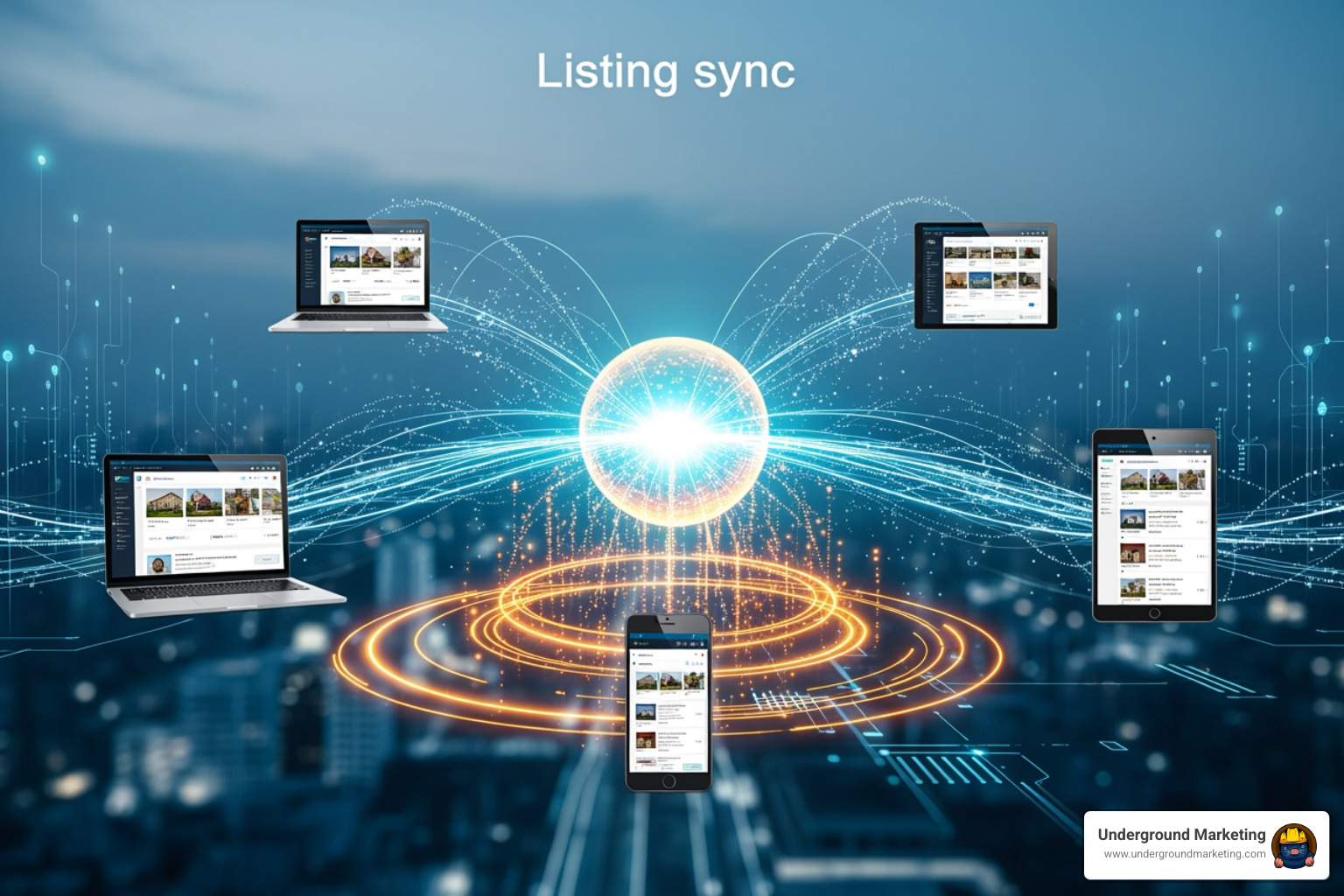 central dashboard pushing data to multiple online directories such as Google Maps, Yelp, and Apple Maps - listing sync