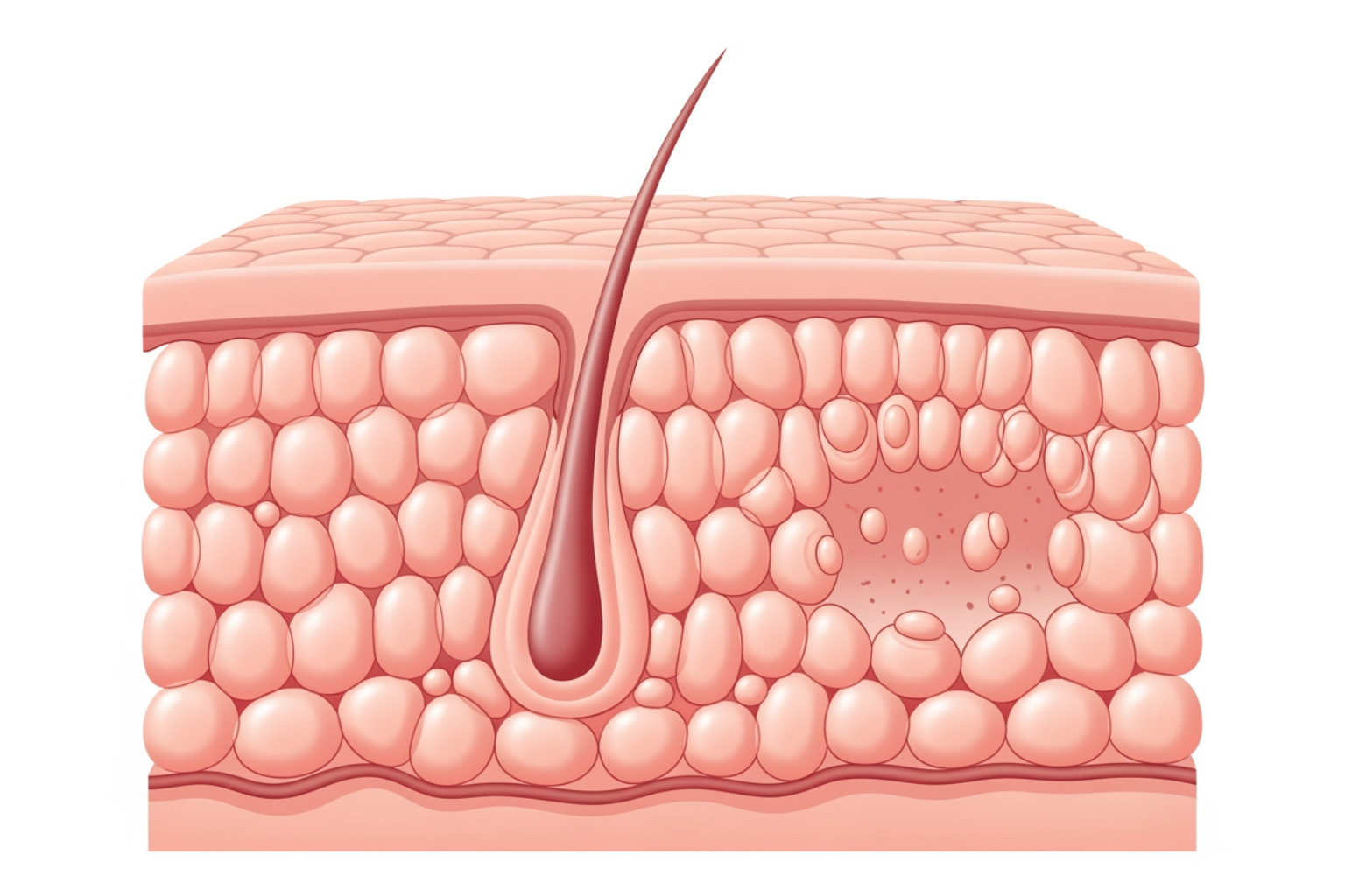 Diagram showing how different urea percentages affect the skin layers, from low concentration for surface hydration to high concentration for deep exfoliation and softening - what is urea cream