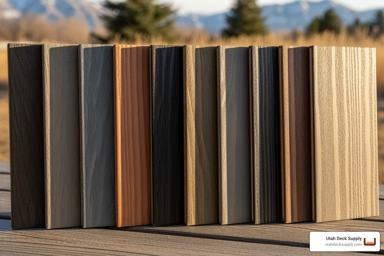 Composite decking samples - deck supplies Salt Lake City Composite decking samples - deck supplies Salt Lake City