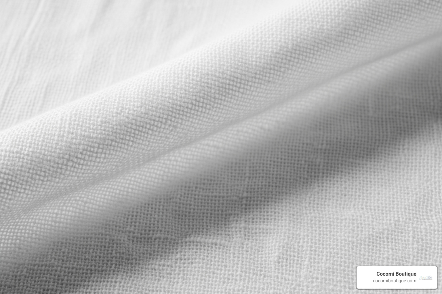 close-up shot showing the open weave of muslin fabric - muslin blanket