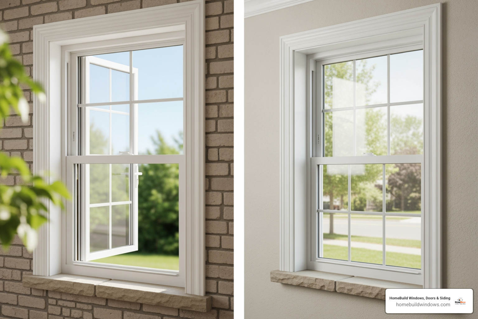 popular window styles like casement and double-hung - energy-efficient window installation schaumburg