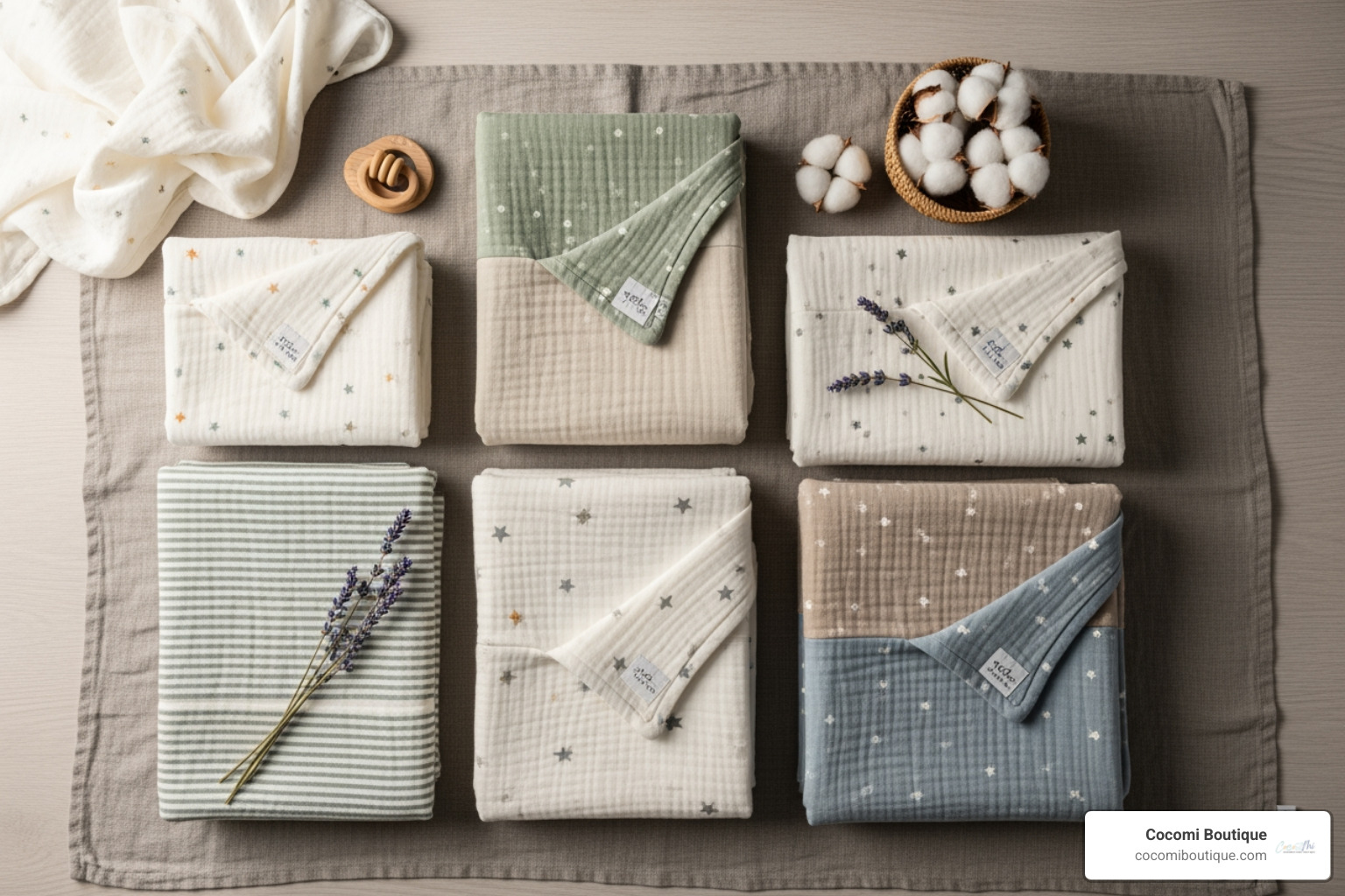 GOTS and OEKO-TEX certification logos - Organic Swaddle Blankets