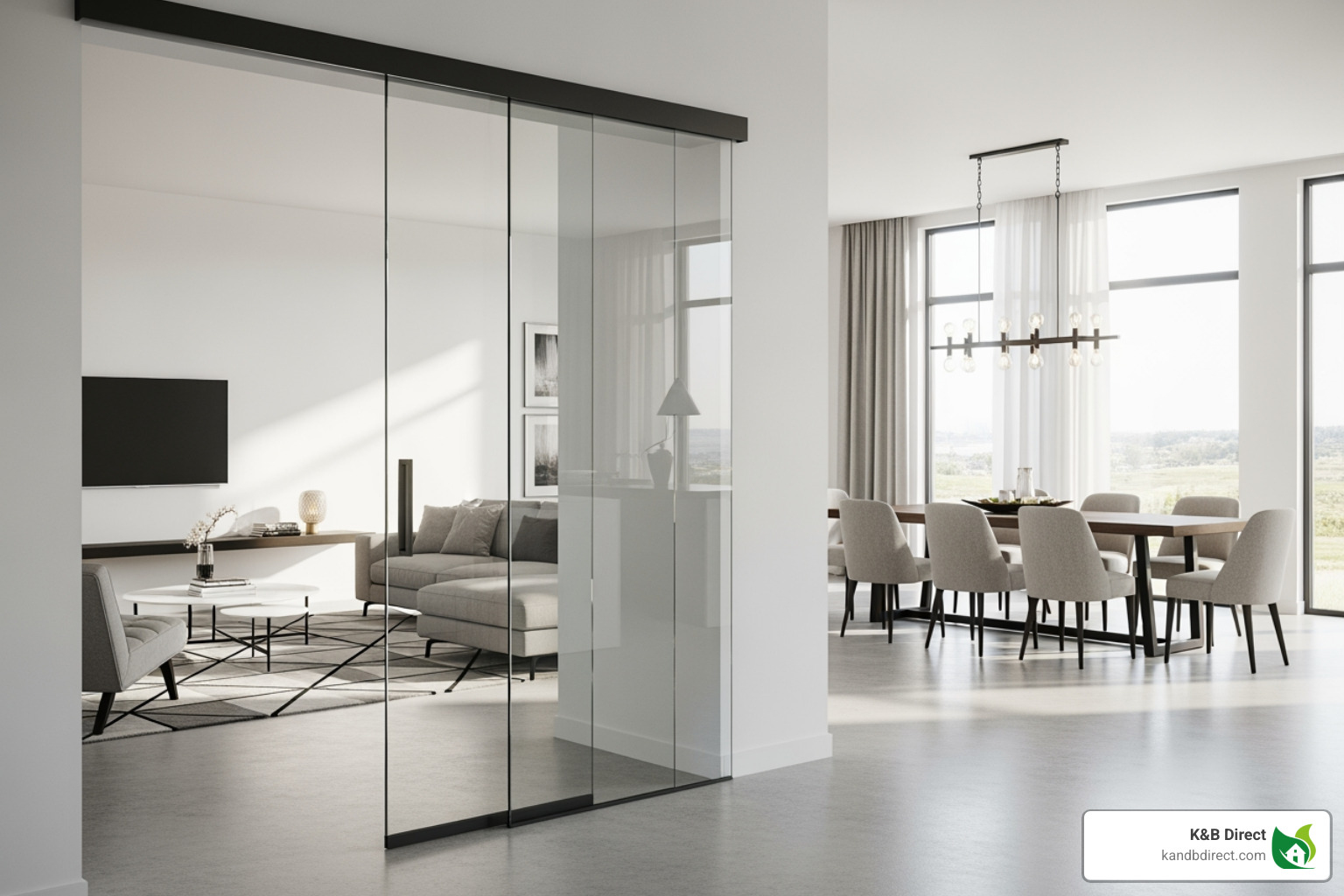 sleek modern sliding door as room divider - Custom sliding doors sleek modern sliding door as room divider - Custom sliding doors