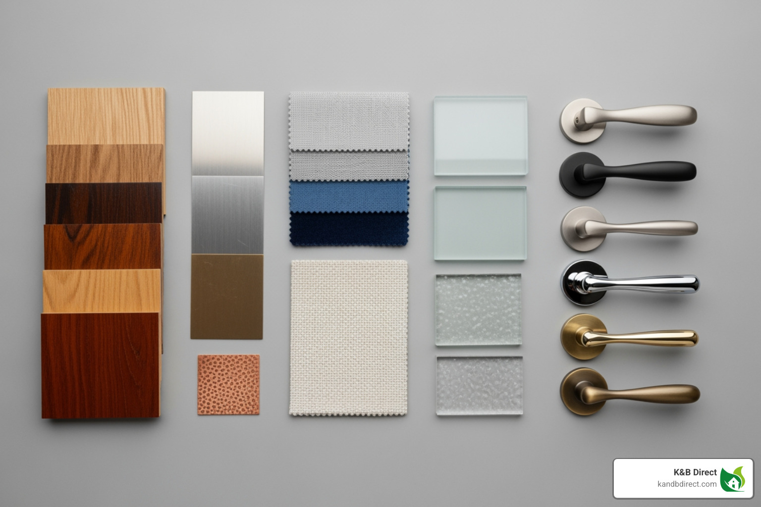 material swatches and hardware finishes - Custom sliding doors material swatches and hardware finishes - Custom sliding doors