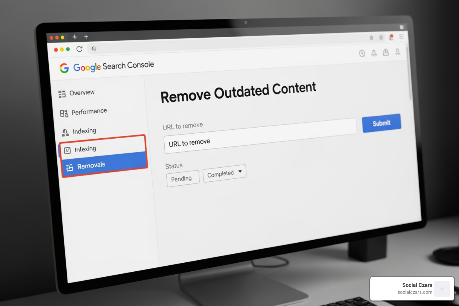 Google's "Remove outdated content" tool interface - Remove negative articles from Google
