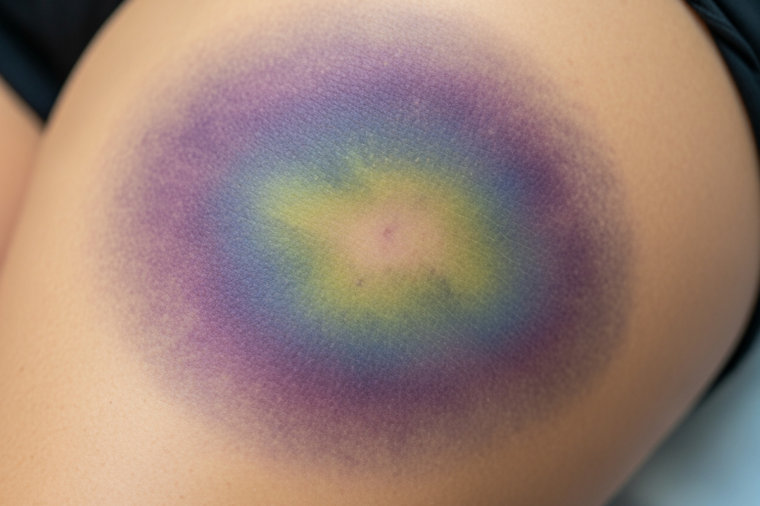 Bruised leg - signs of hamstring pull