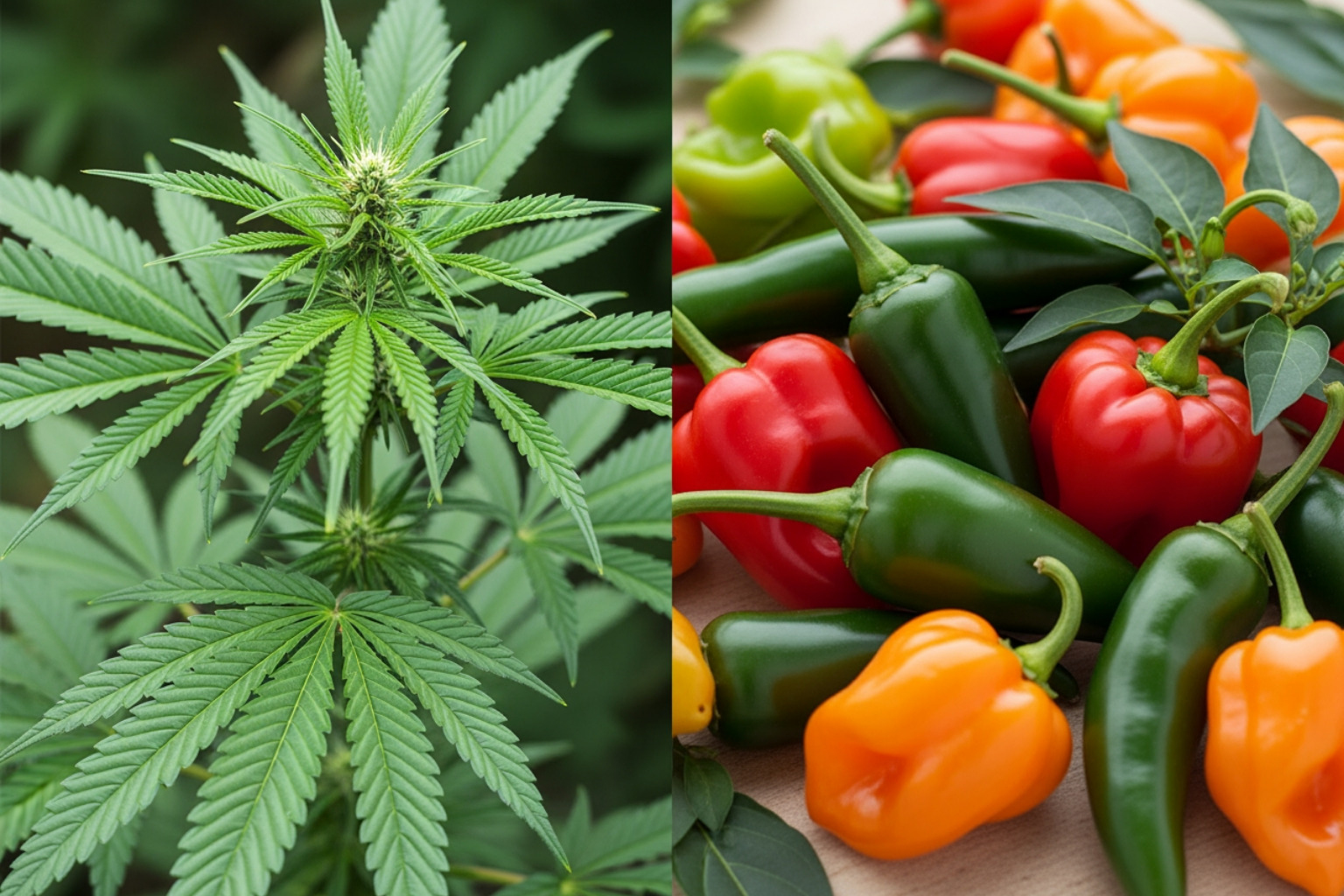 hemp plant and chili pepper - Natural pain relief balm hemp plant and chili pepper - Natural pain relief balm