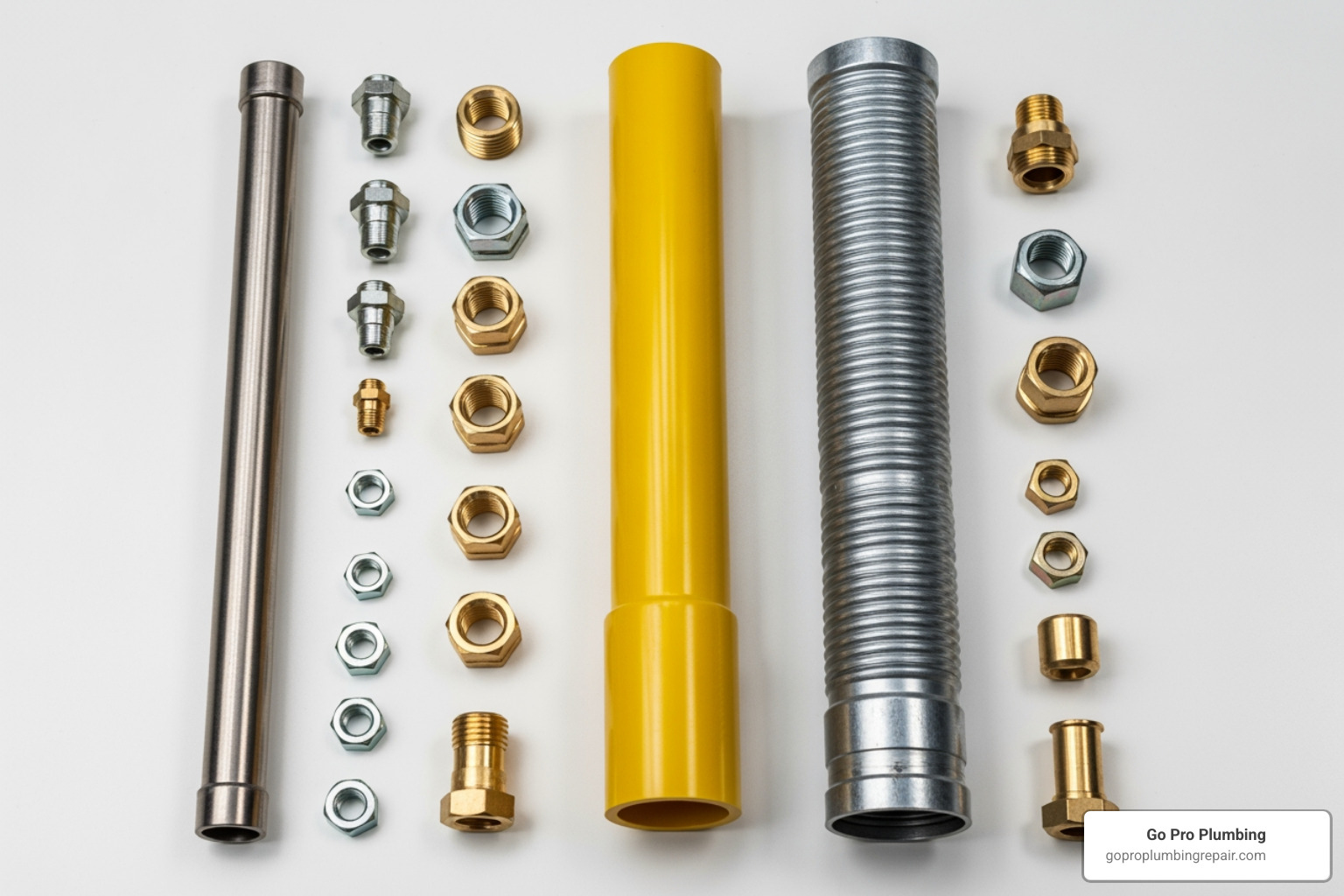 image of a disassembled flexible gas riser with its components labeled. - flexible gas riser installation image of a disassembled flexible gas riser with its components labeled. - flexible gas riser installation