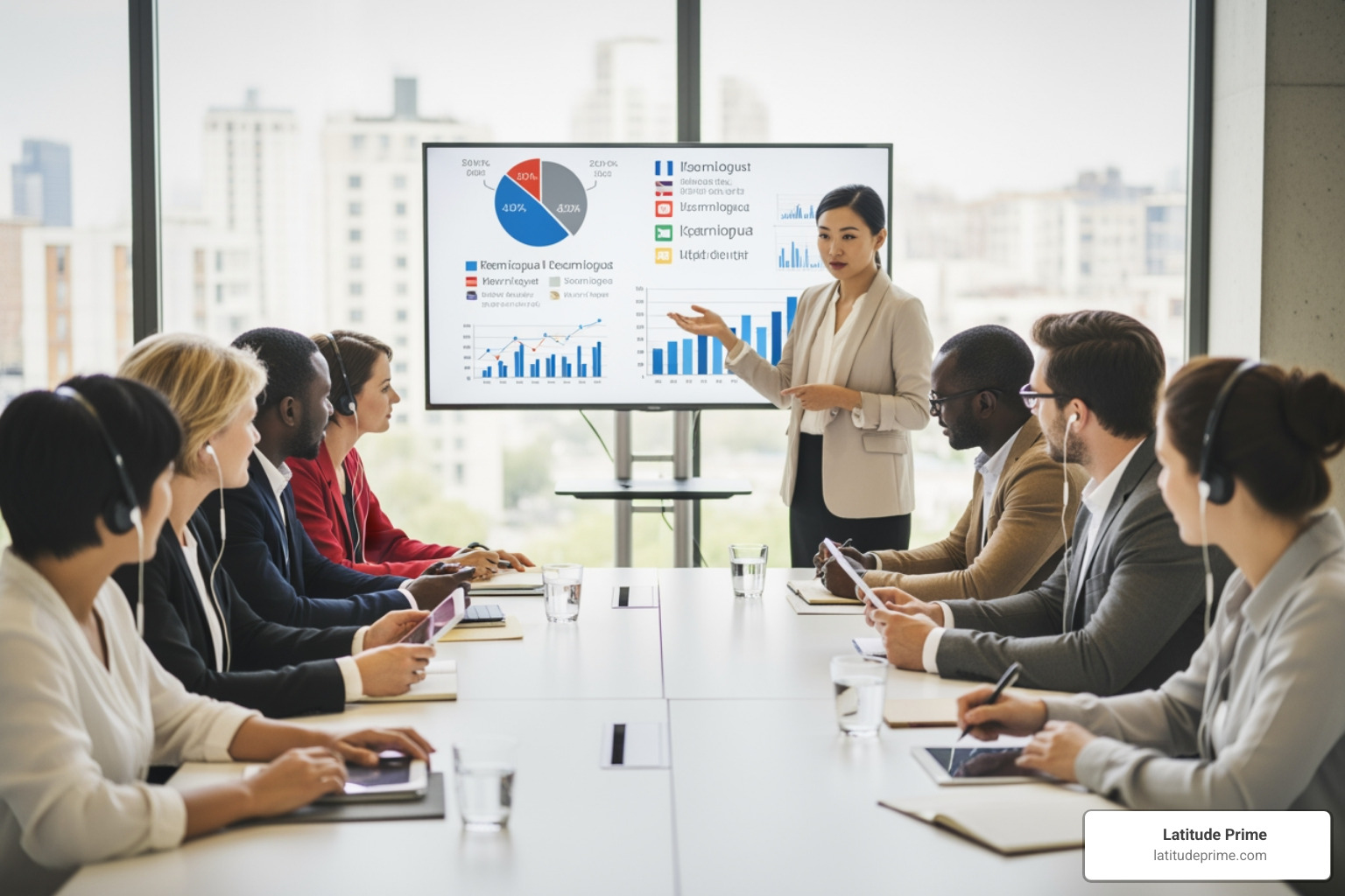 translator working on survey - market research translation services