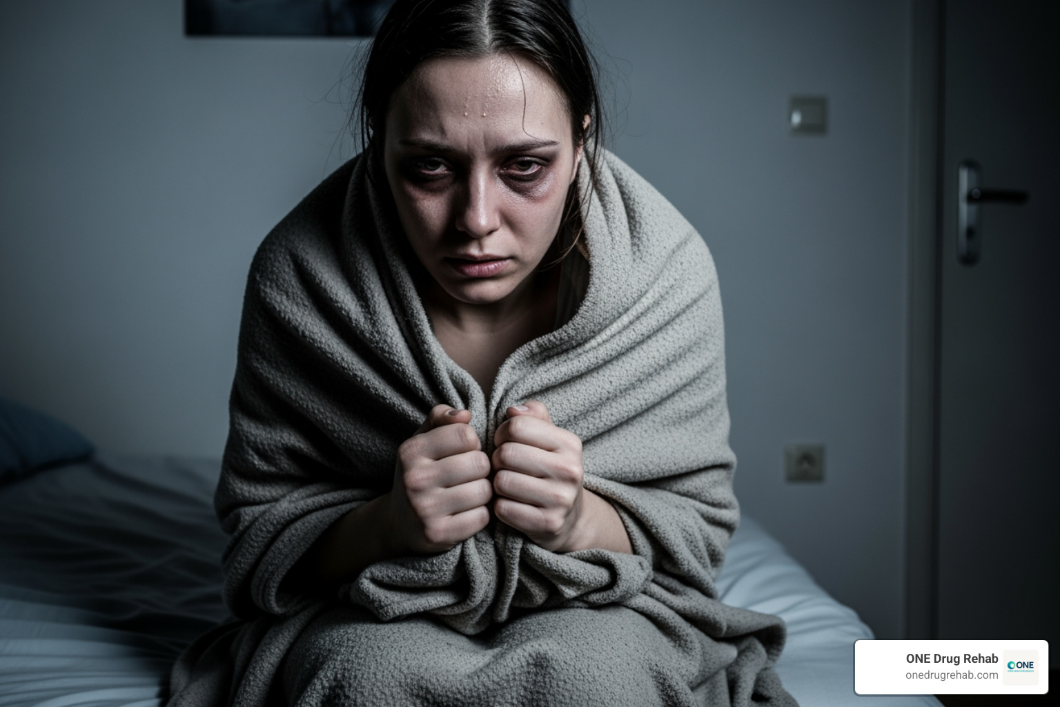 Person experiencing discomfort with muscle aches or chills - Fentanyl detox programs Person experiencing discomfort with muscle aches or chills - Fentanyl detox programs