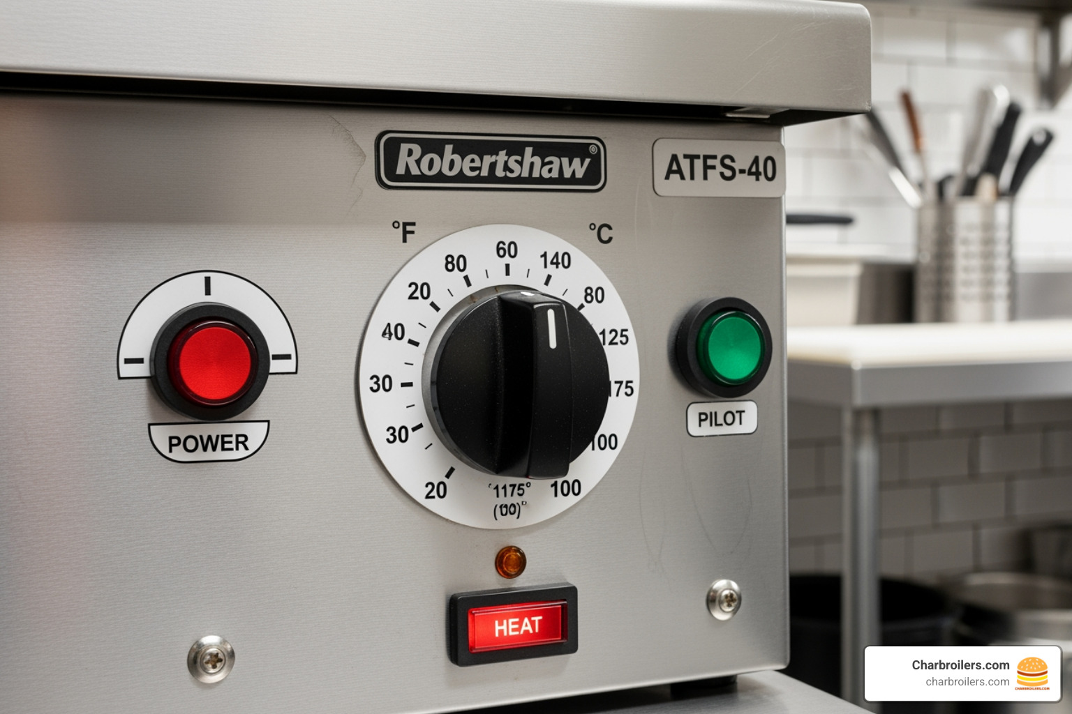 ATFS-40 control panel with Robert Shaw thermostat - atfs40