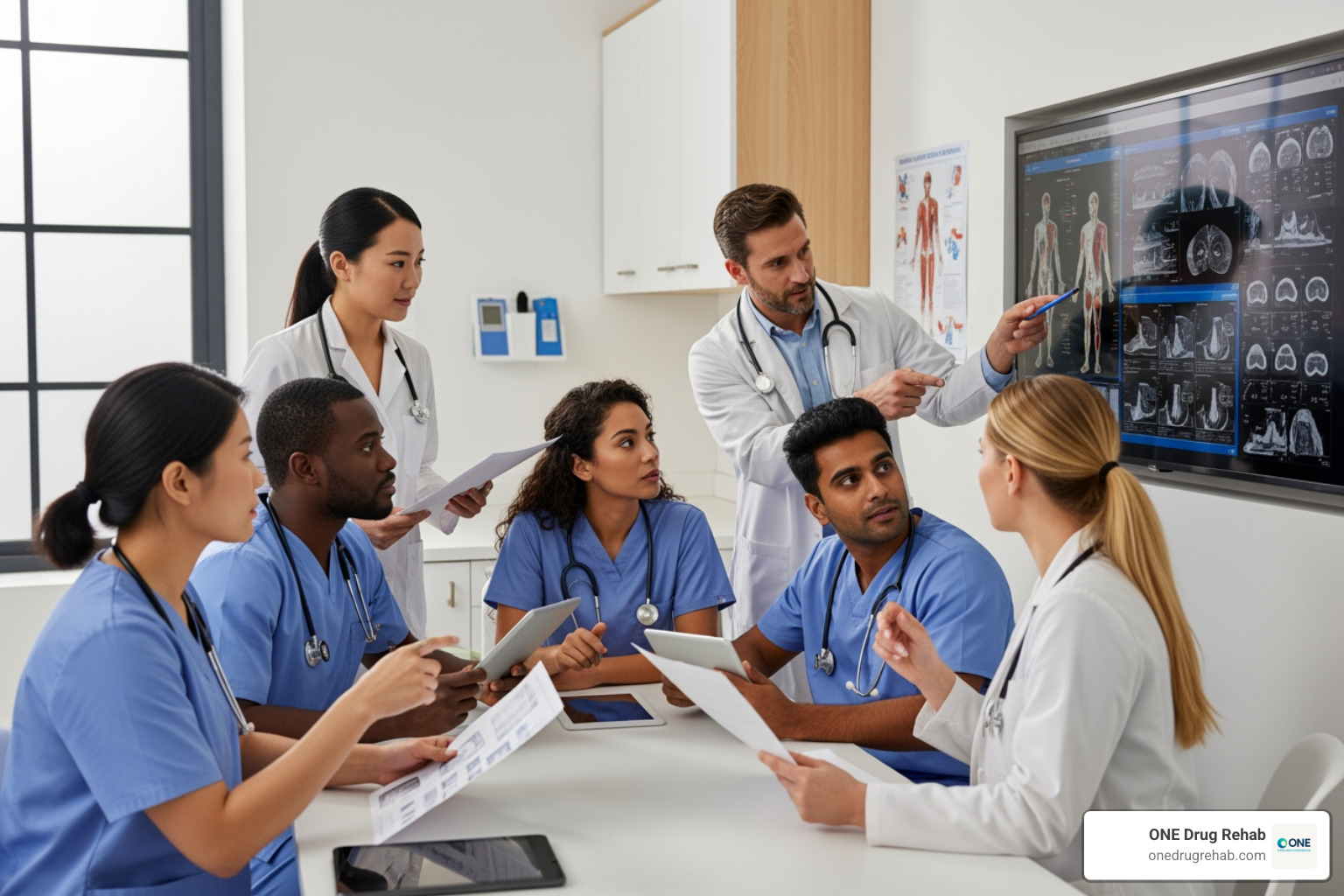 a diverse clinical team collaborating - integrated treatment programs a diverse clinical team collaborating - integrated treatment programs