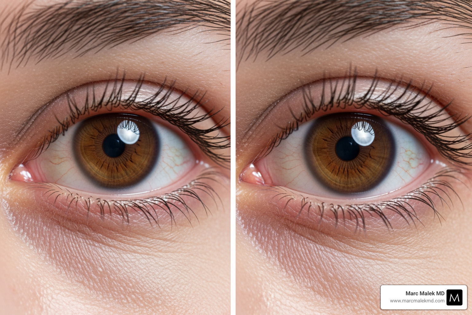 IMAGE illustrating the difference between a drooping eyelid and a lifted eyelid - eyelid surgery IMAGE illustrating the difference between a drooping eyelid and a lifted eyelid - eyelid surgery