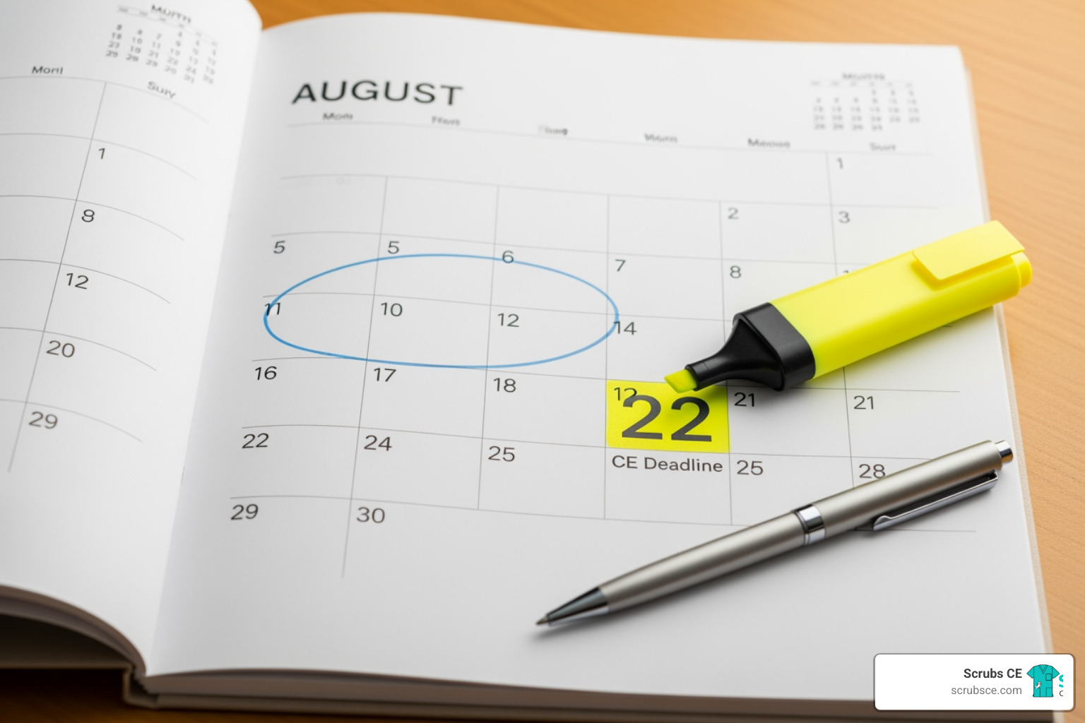 calendar with a birth month circled, highlighting the CE deadline - most frequently asked questions about ce credits for radiologic technologists calendar with a birth month circled, highlighting the CE deadline - most frequently asked questions about ce credits for radiologic technologists