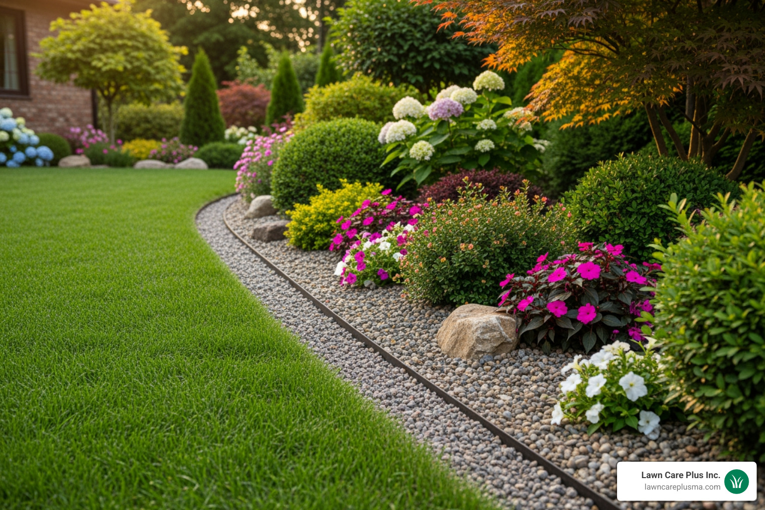 professionally installed drainage system integrated into a landscape design - Drainage Solutions