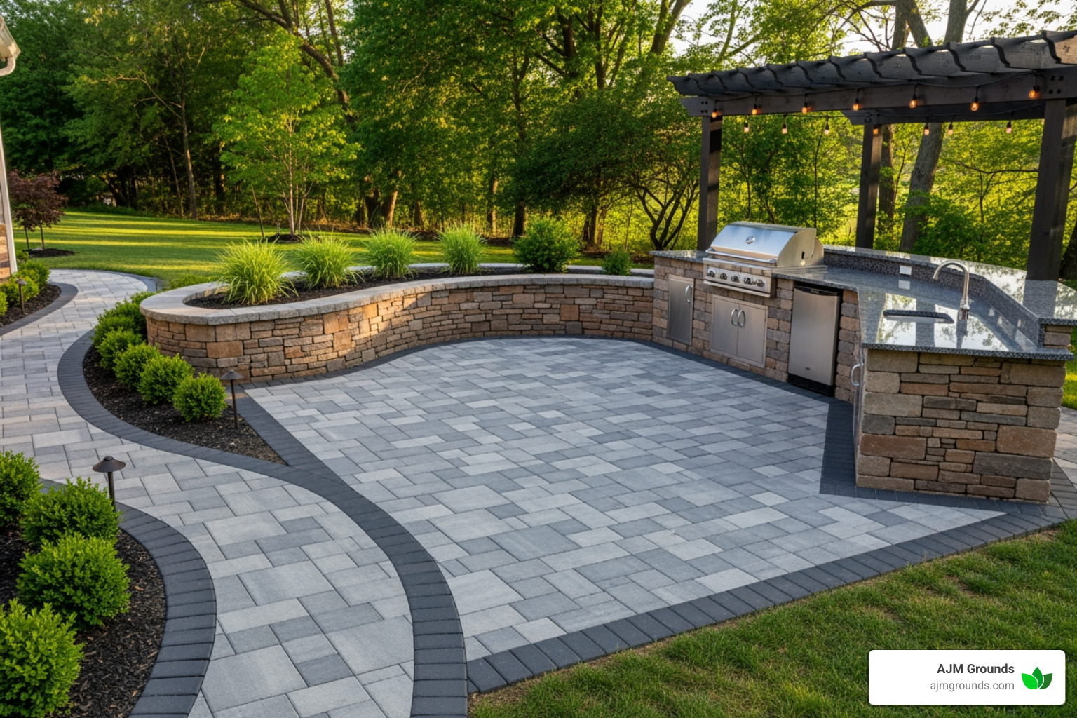 Detailed hardscape project - what is landscape hardscape service