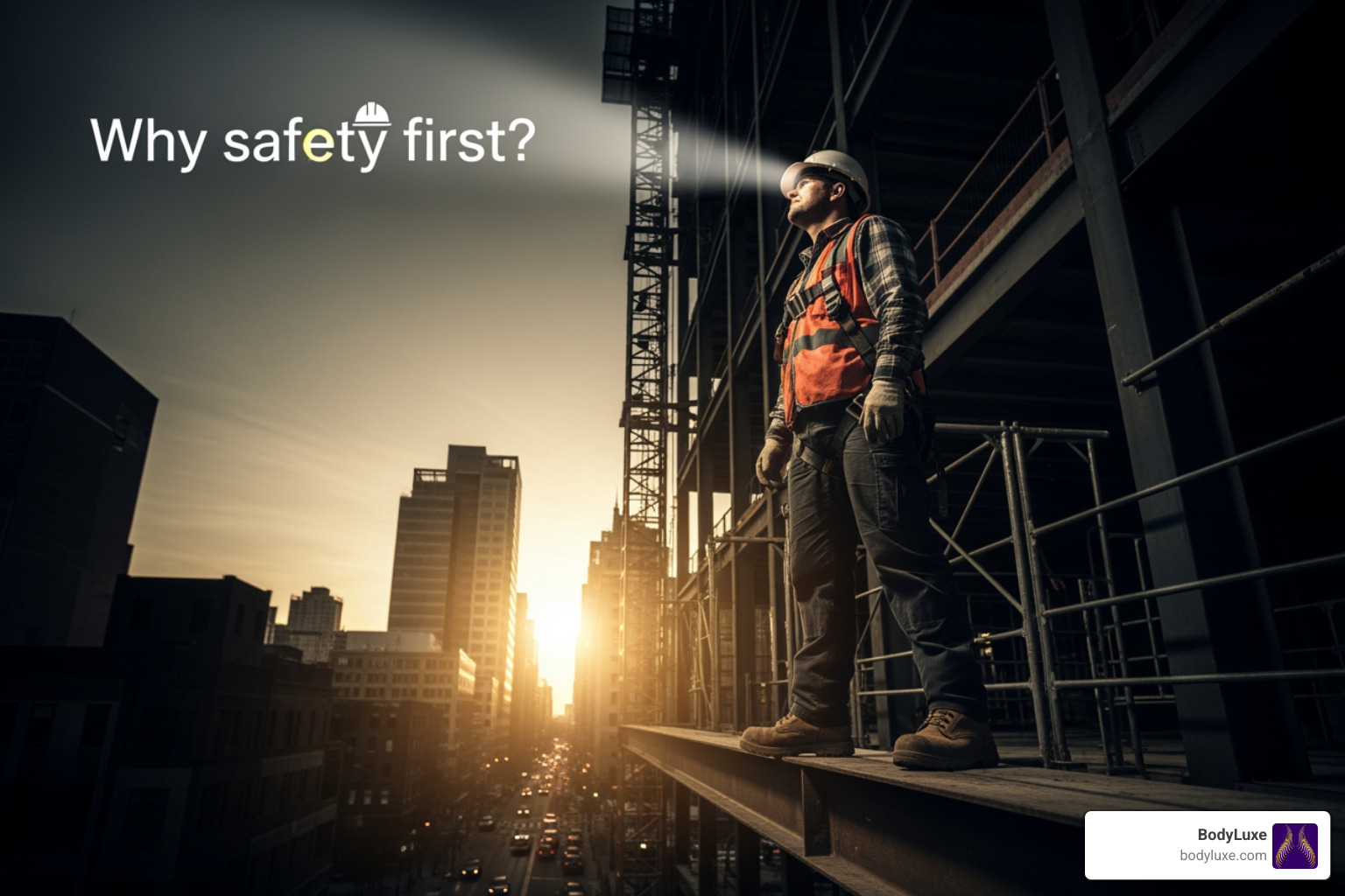 of a team huddle discussing a safety plan - Why safety first? of a team huddle discussing a safety plan - Why safety first?