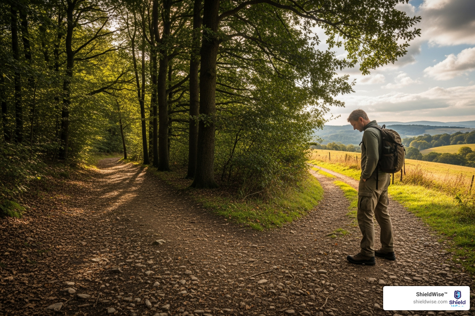 A person considering two paths labeled "Loan" and "Withdrawal" - how cash value works in indexed universal life