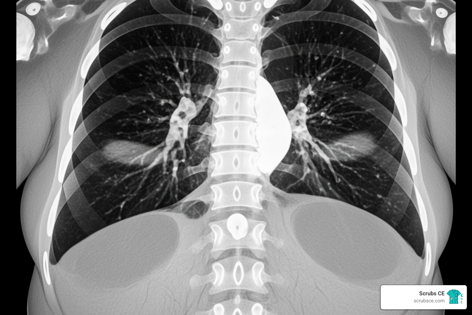 Chest CT scan showing basilar atelectasis in an obese patient - Bariatric CT imaging Chest CT scan showing basilar atelectasis in an obese patient - Bariatric CT imaging