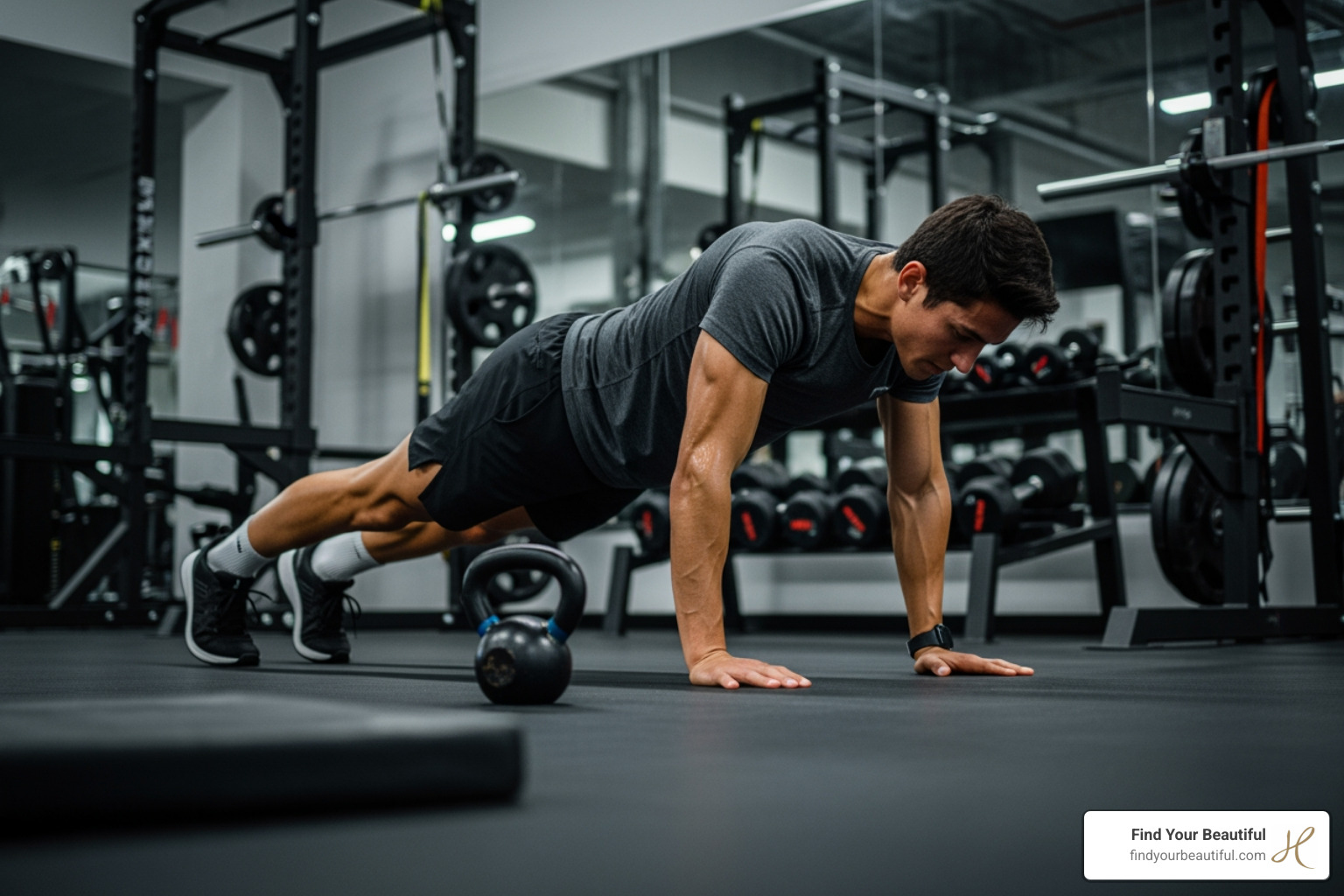 person doing combination of cardio and strength training - lose 20 pounds in 2 months