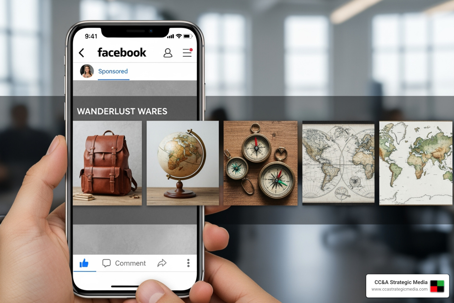 comparison of a cluttered ad creative with a clean, high-quality one - dynamic carousel ads facebook comparison of a cluttered ad creative with a clean, high-quality one - dynamic carousel ads facebook