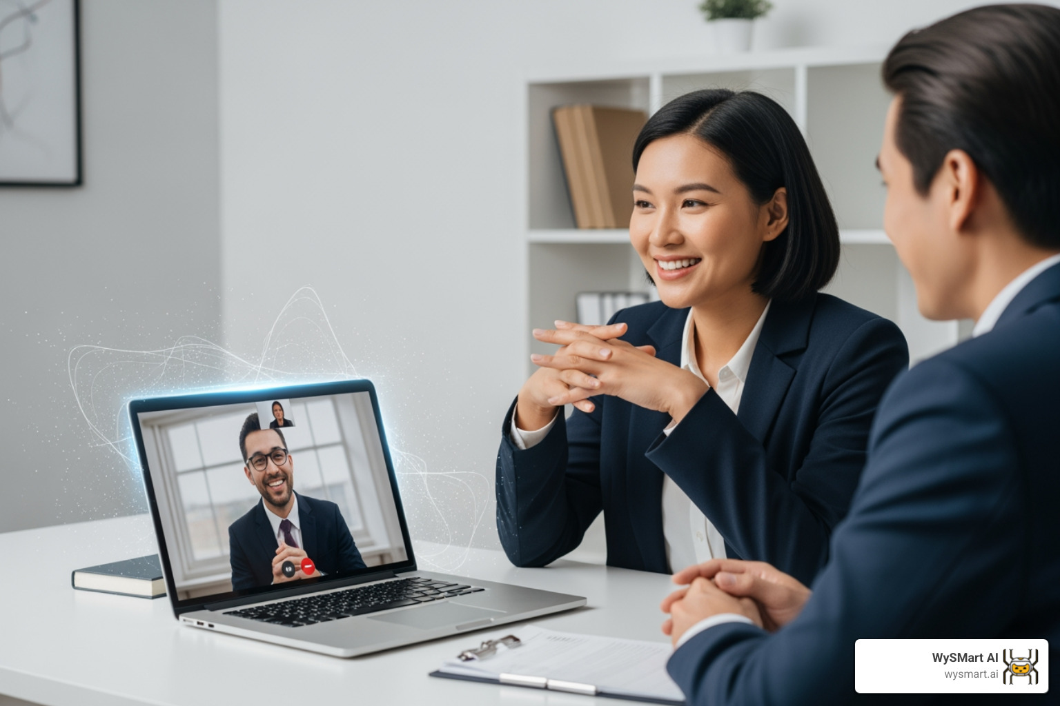 business owner having a positive consultation call with an agency representative - Video marketing agency