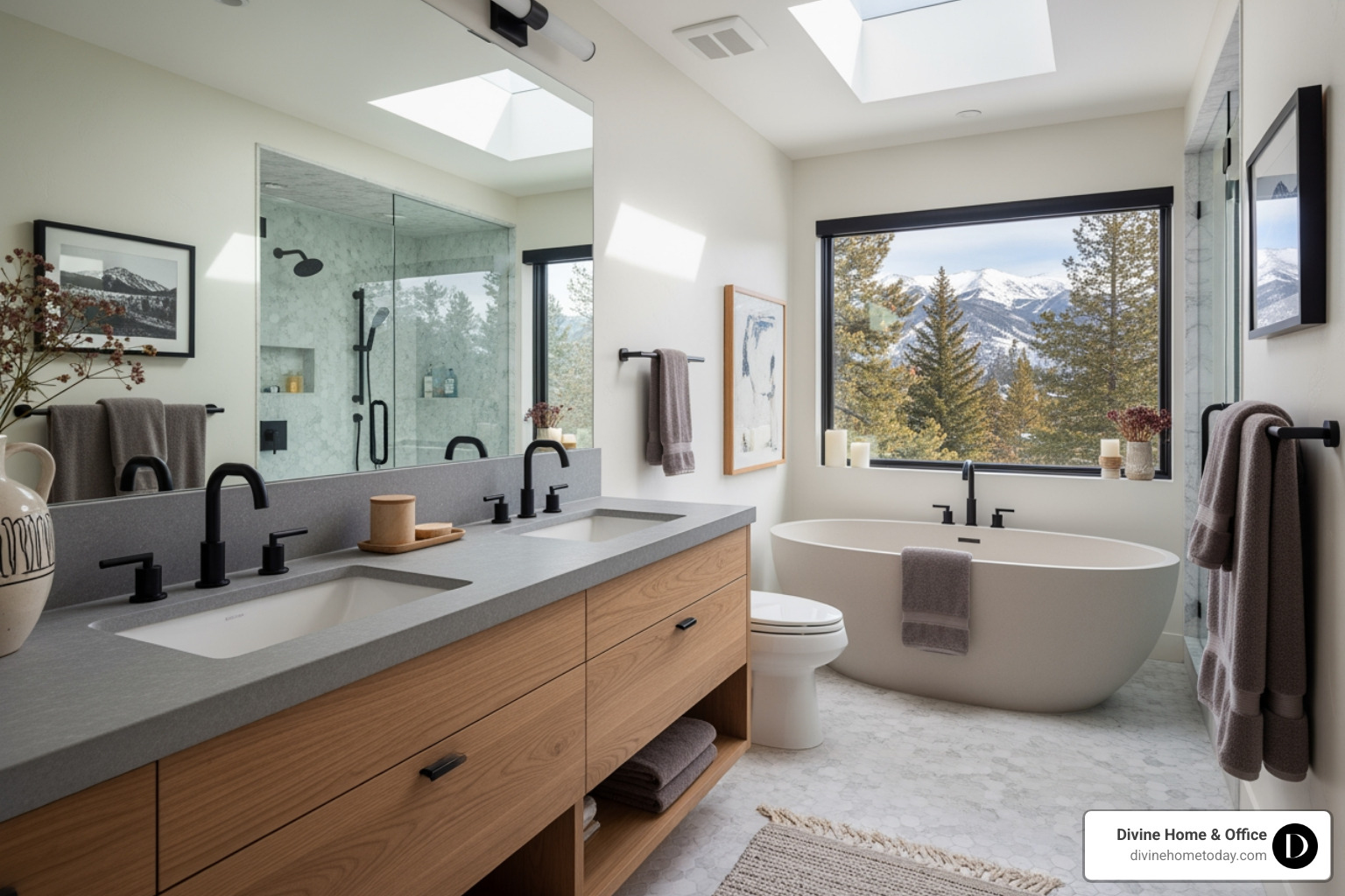 bathroom with classic marble mosaic flooring - timeless bathroom design bathroom with classic marble mosaic flooring - timeless bathroom design