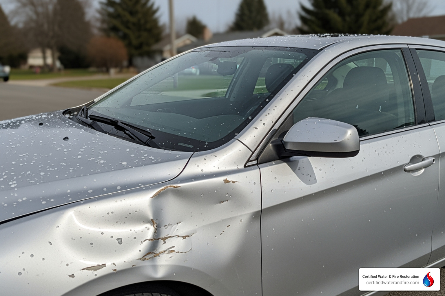 car hail damage - what is hail