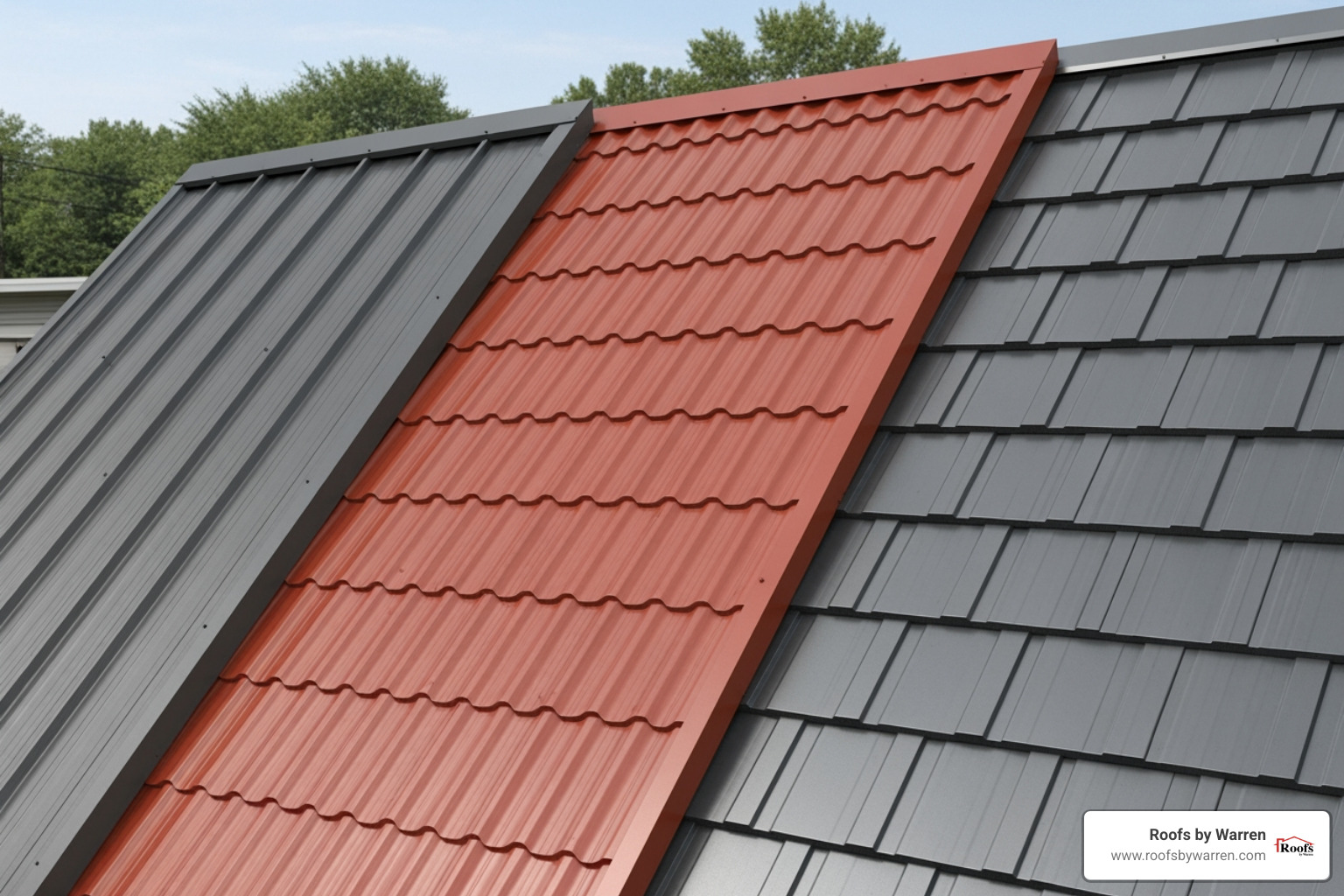 different metal roof profiles - metal roofing installation