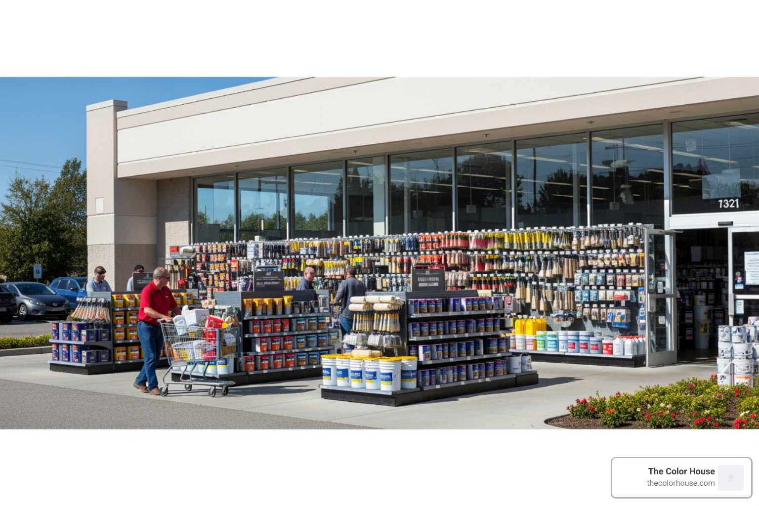 smartphone screen showing a map with pins for local paint stores - exterior paint suppliers near me smartphone screen showing a map with pins for local paint stores - exterior paint suppliers near me