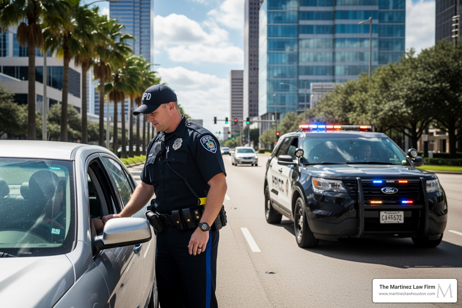 police officer at traffic stop - plain view doctrine