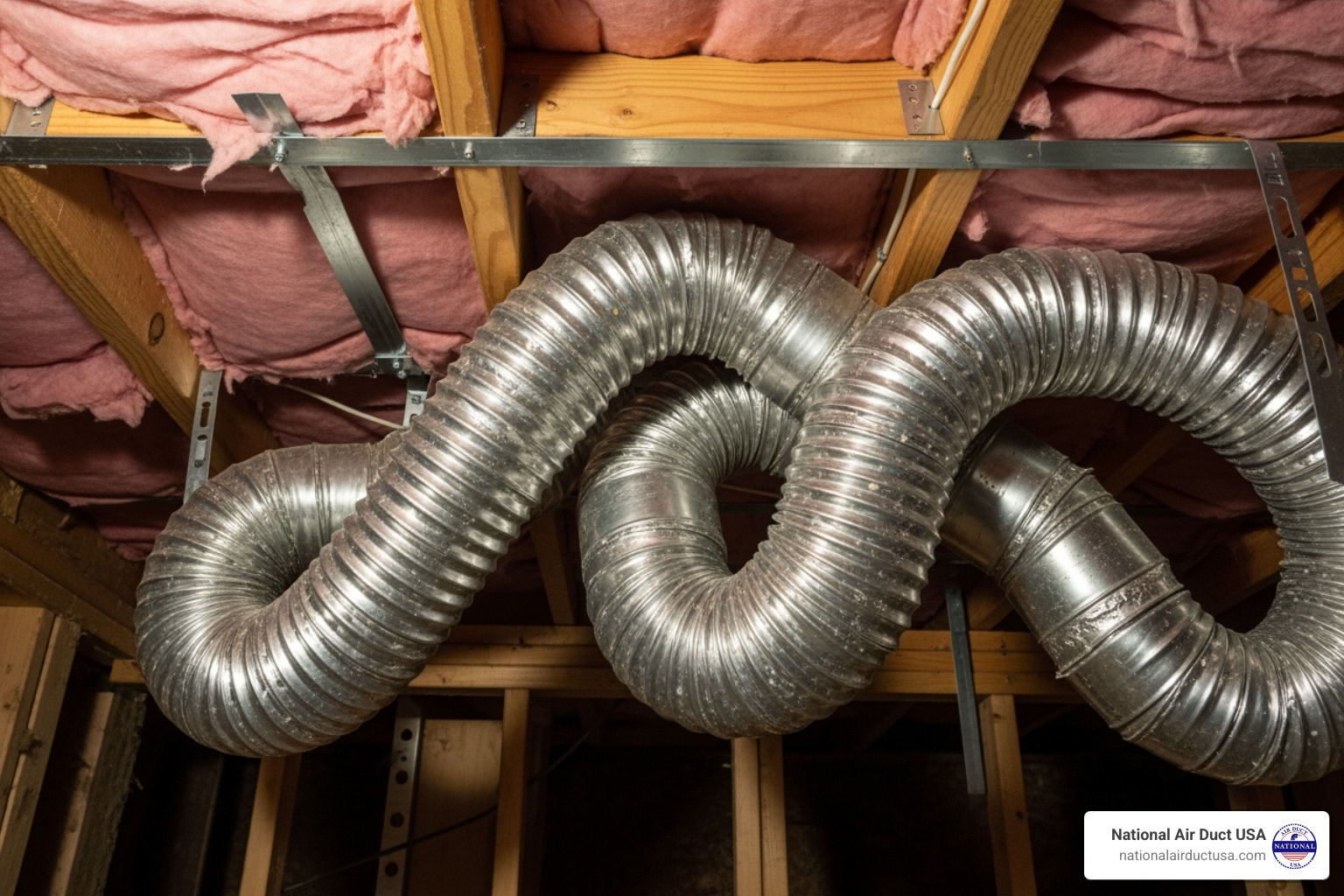 a complex dryer vent path going through a ceiling - cost to replace dryer vent hose