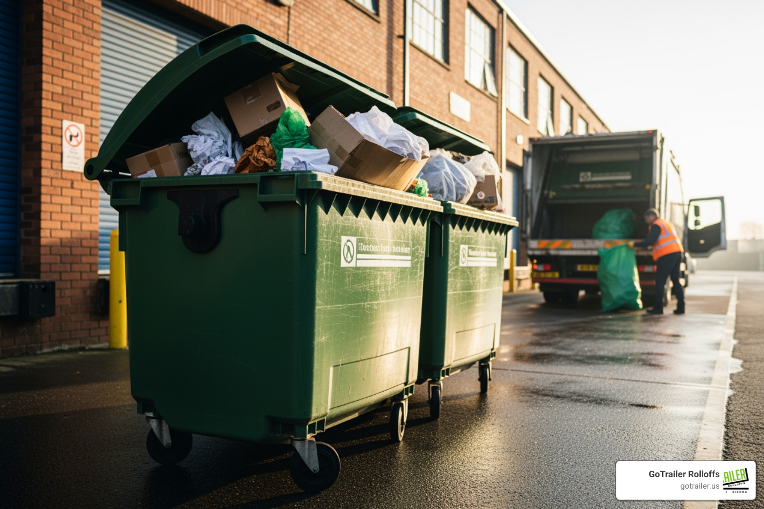waste collection bill with certain fees highlighted - business bin collection cost waste collection bill with certain fees highlighted - business bin collection cost