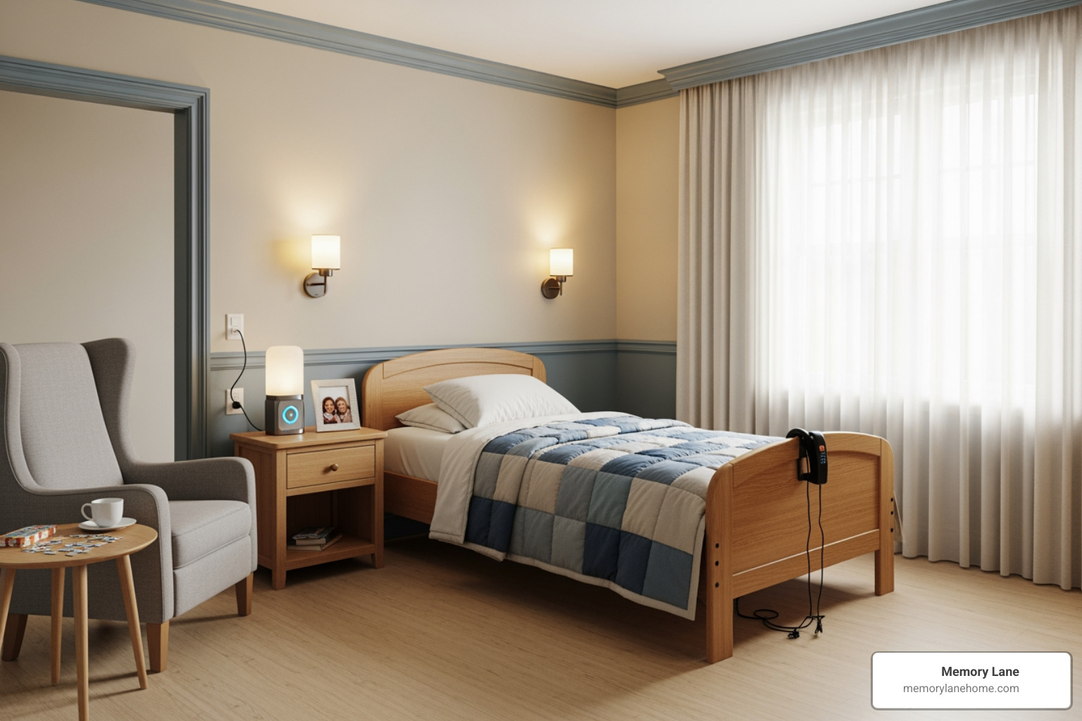 dementia-friendly room design - behavioral memory care