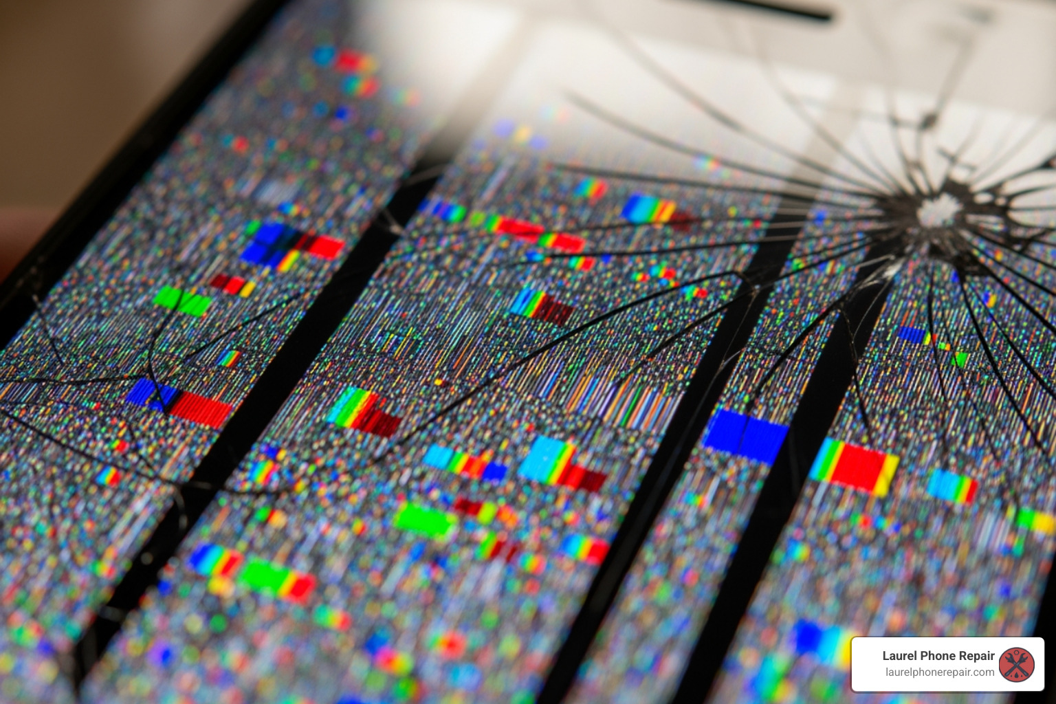 Image of a phone screen with distorted colors and dead pixels - oppo a54 screen replacement cost Image of a phone screen with distorted colors and dead pixels - oppo a54 screen replacement cost