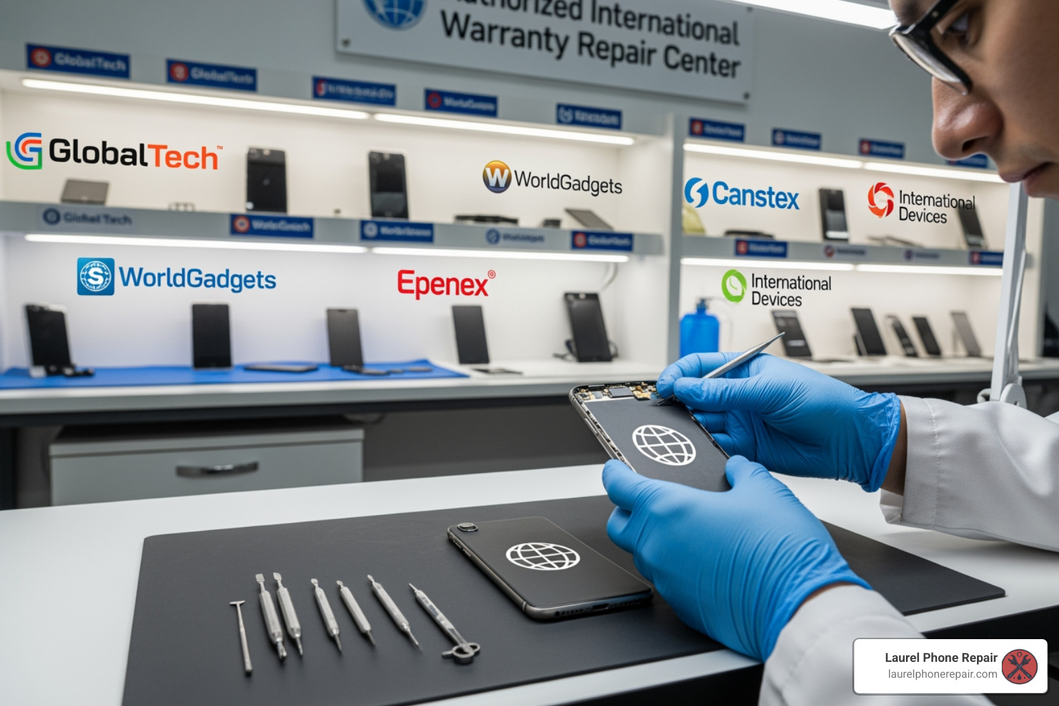 shipping boxes customs labels - warranty repair services for international device brands