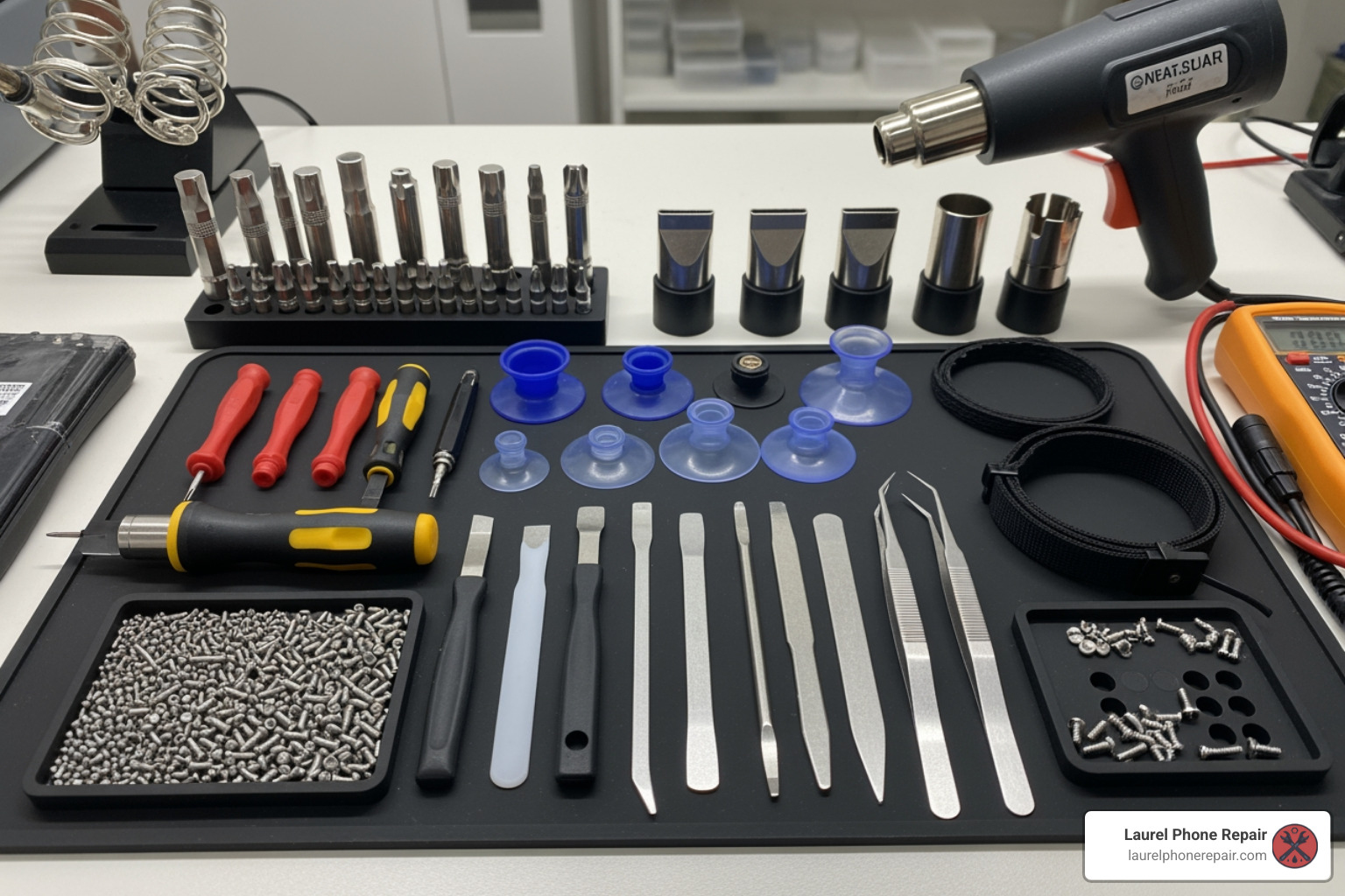 complete phone repair tool kit - samsung galaxy a70 screen replacement