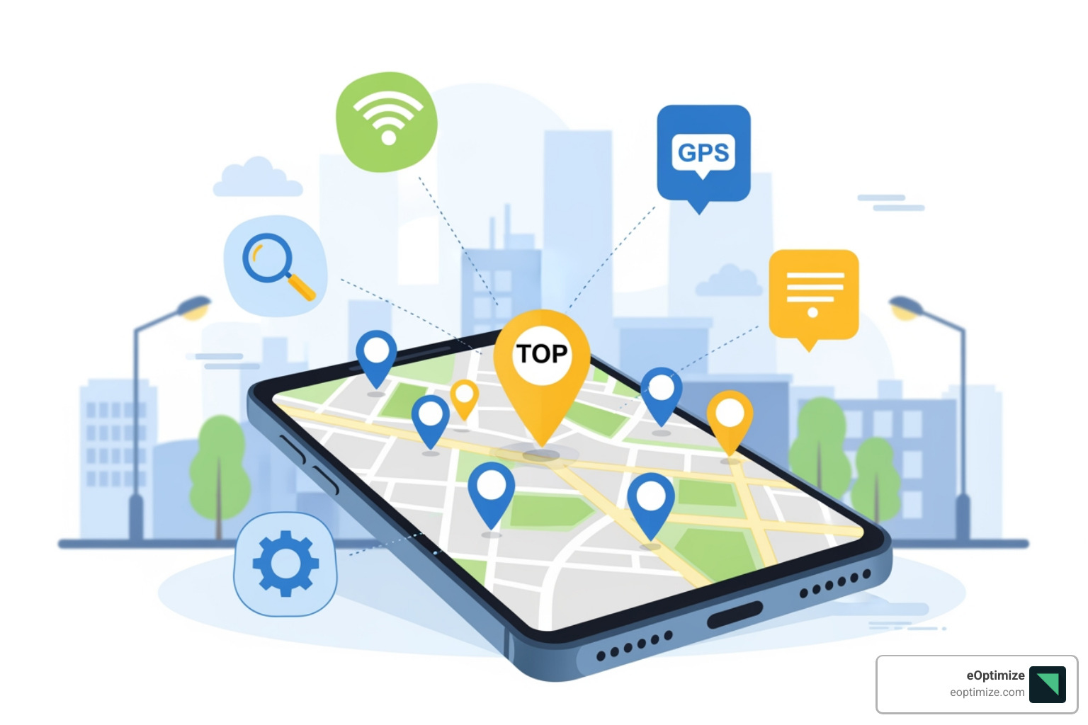 optimized google business profile on desktop and mobile - Local search optimization