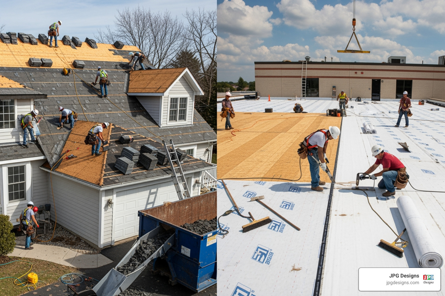 residential and commercial roofing projects - Get roofing leads