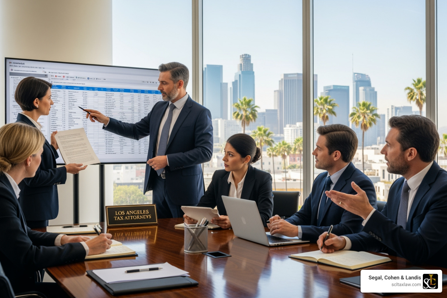 gavel and a stack of law books, symbolizing legal authority and defense - los angeles california tax attorneys