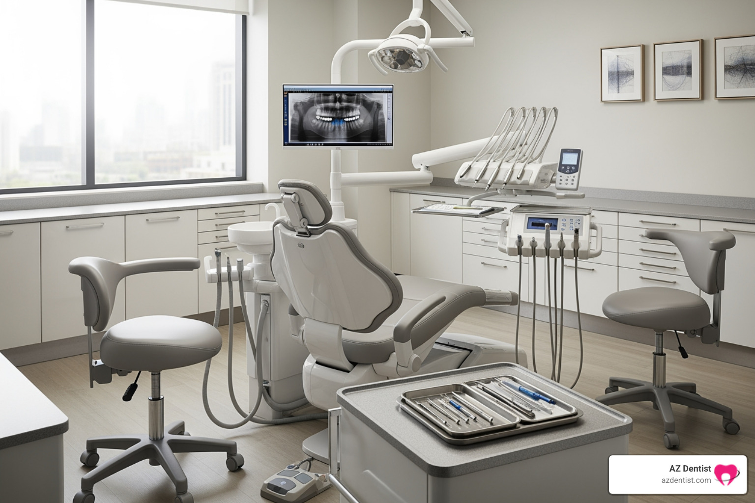 modern, clean dental operatory with advanced equipment - Scottsdale Dental Services