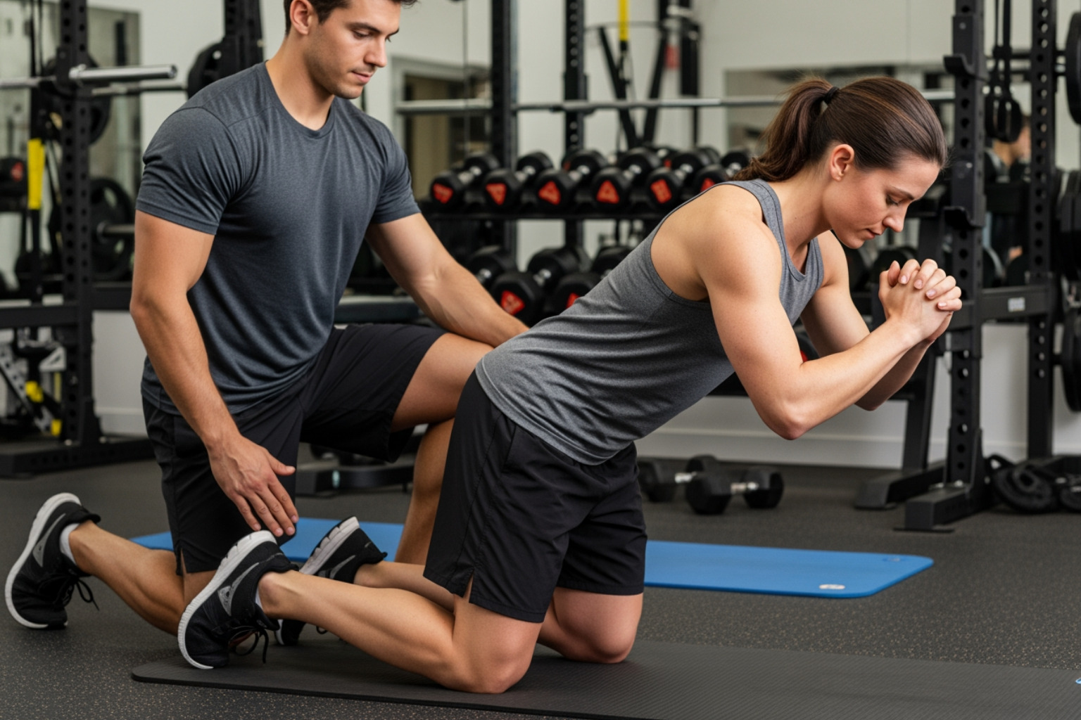 person performing a partner-assisted Nordic Hamstring Curl - best hamstring exercises person performing a partner-assisted Nordic Hamstring Curl - best hamstring exercises