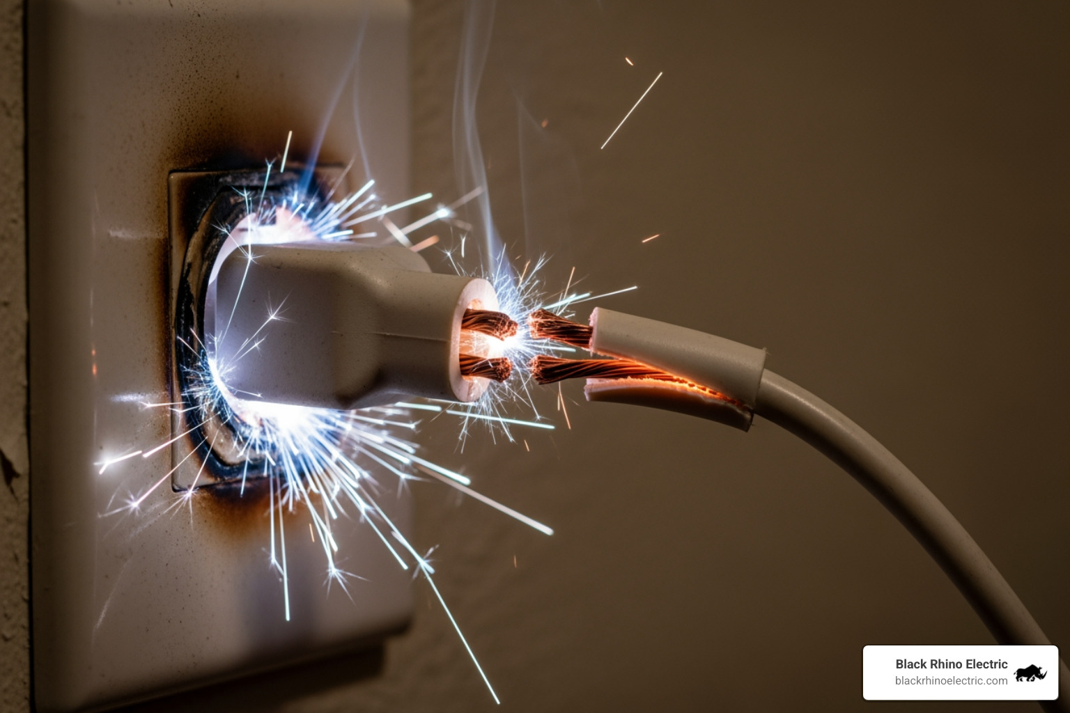 A hand pointing to a digital display showing a high electricity bill - electrical problems in house A hand pointing to a digital display showing a high electricity bill - electrical problems in house