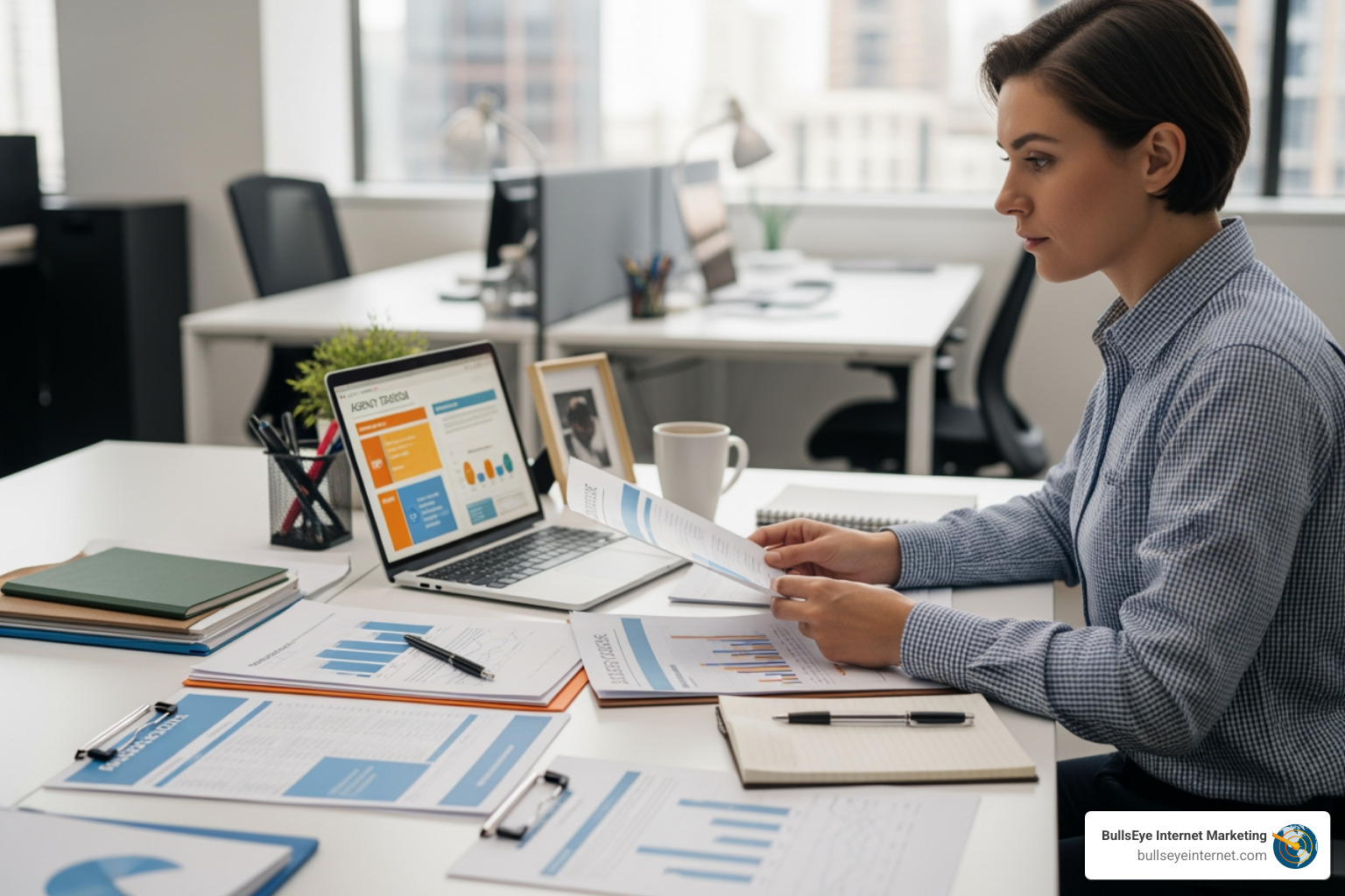 person reviewing agency proposals - seo services miami person reviewing agency proposals - seo services miami
