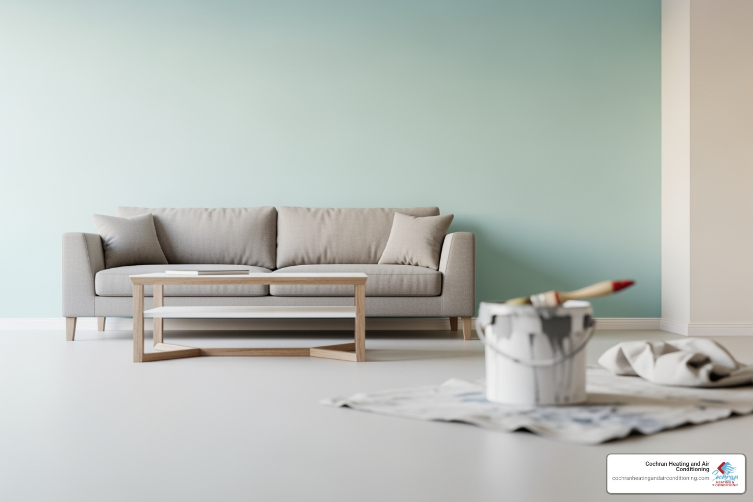 Sources of VOCs like new furniture and paint - house air quality testing