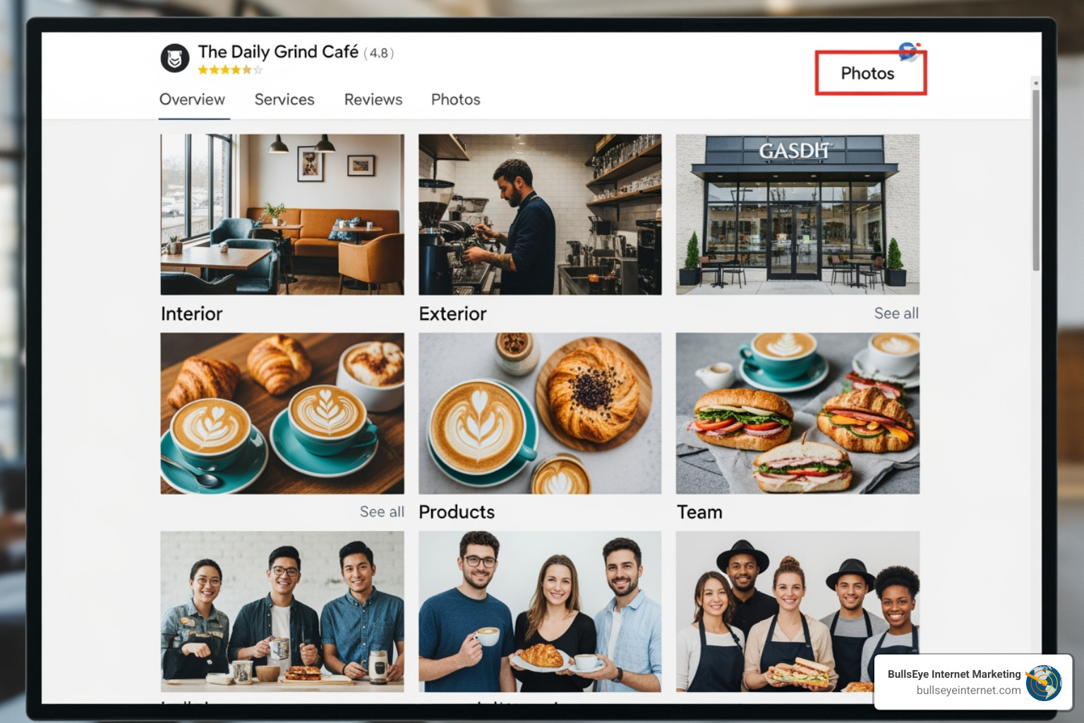 Well-curated photo gallery on a GBP listing - How to optimize GBP Well-curated photo gallery on a GBP listing - How to optimize GBP