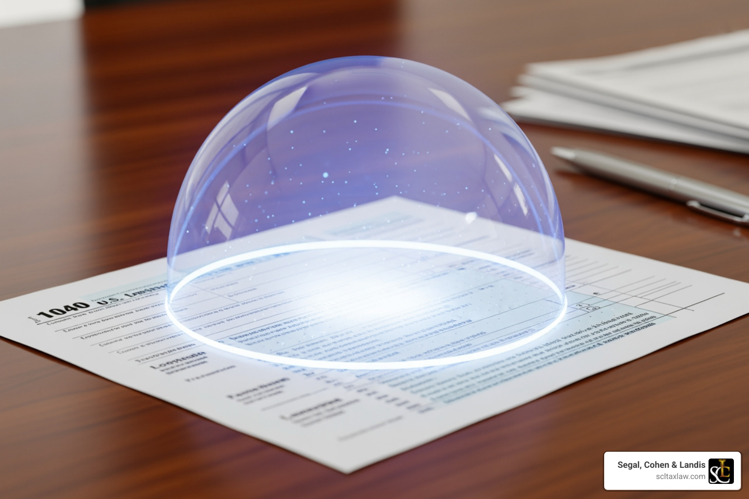 shield protecting tax form - taxation advocate near me