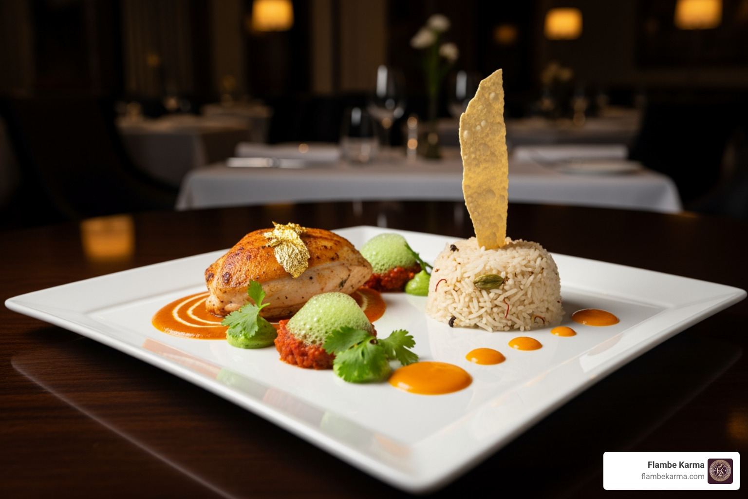 Gourmet Indian cuisine